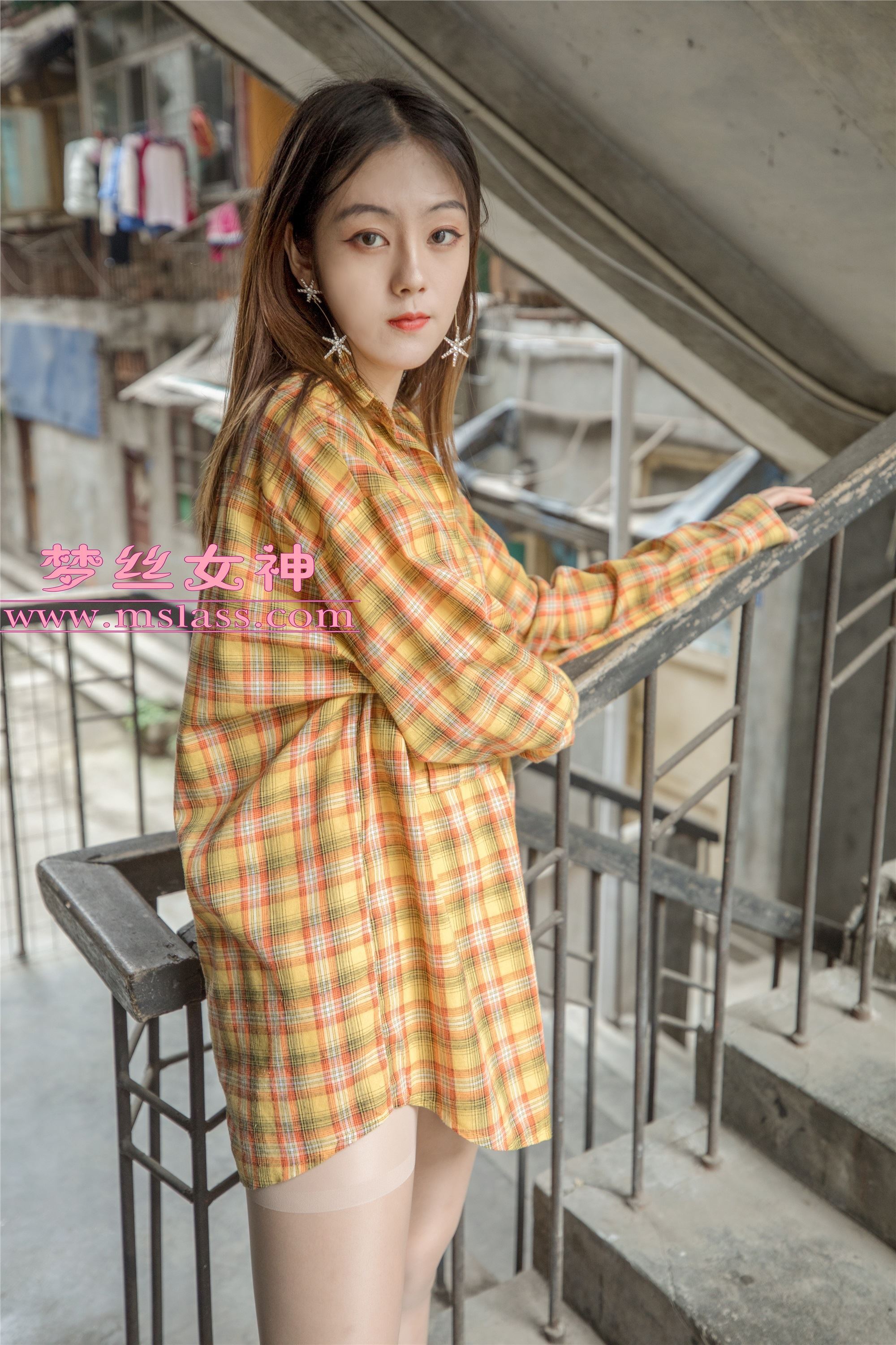 MSLASS梦丝女神 - 梦素 复古楼的性感美