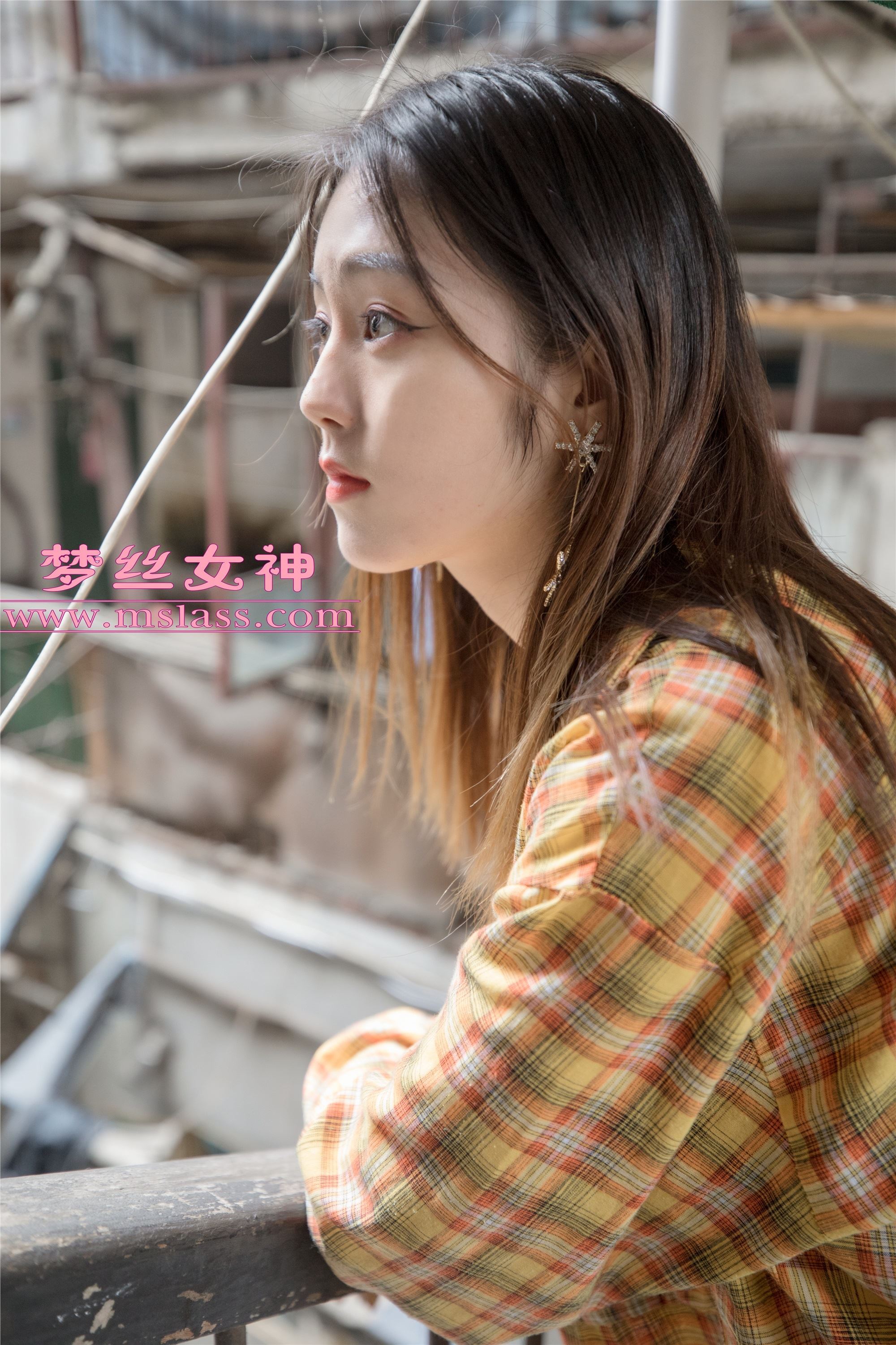 MSLASS梦丝女神 - 梦素 复古楼的性感美