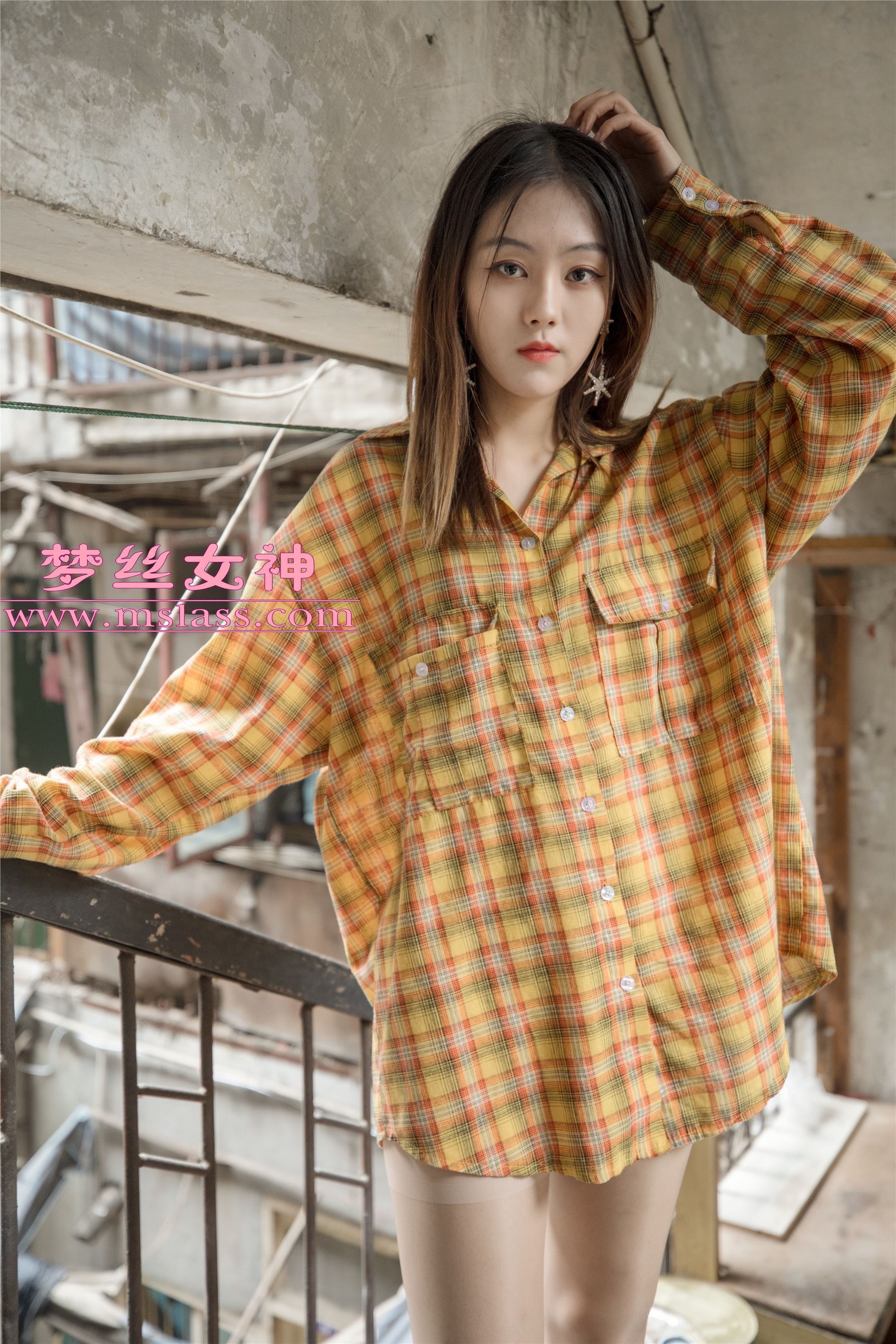 MSLASS梦丝女神 - 梦素 复古楼的性感美