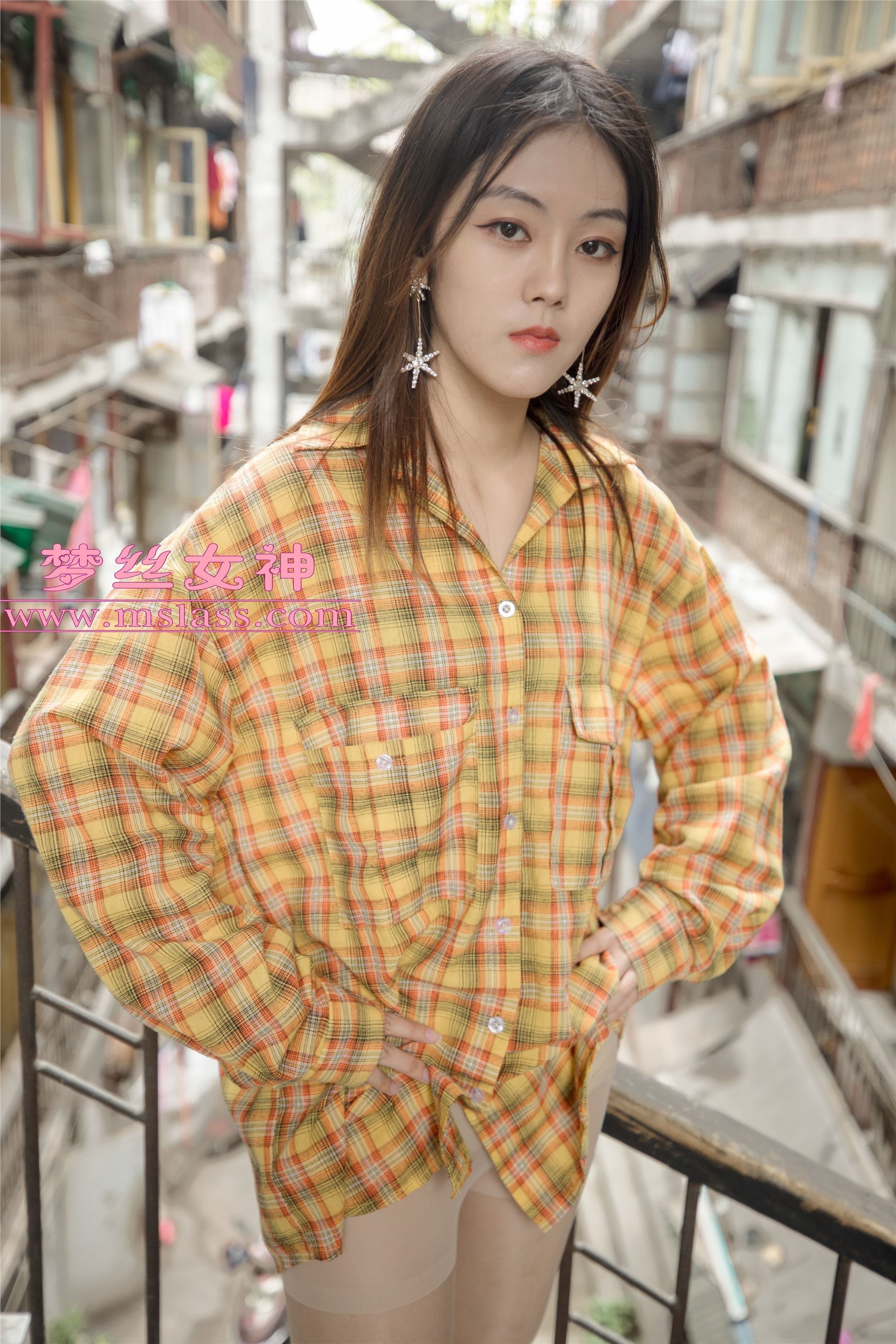 MSLASS梦丝女神 - 梦素 复古楼的性感美
