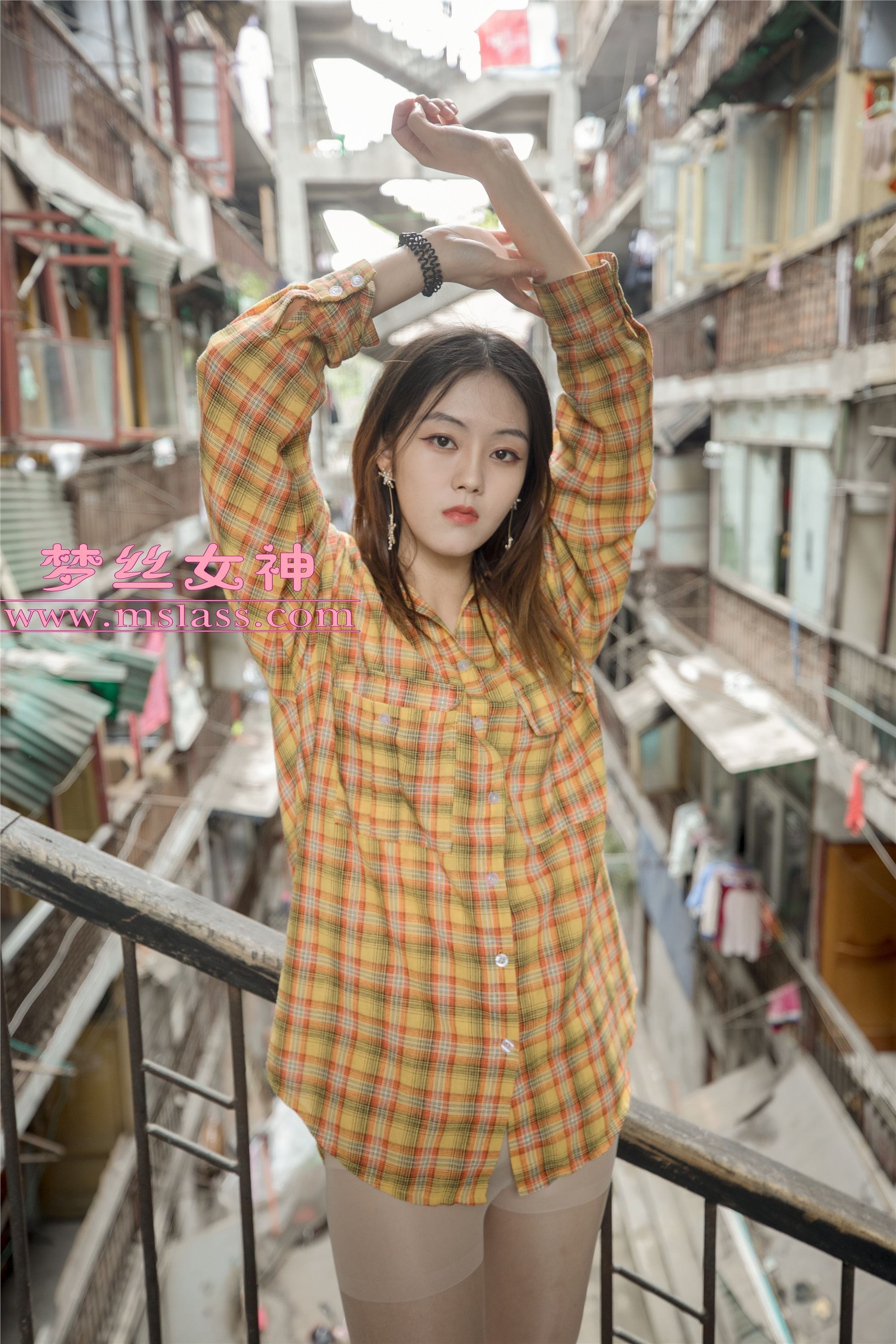 MSLASS梦丝女神 - 梦素 复古楼的性感美