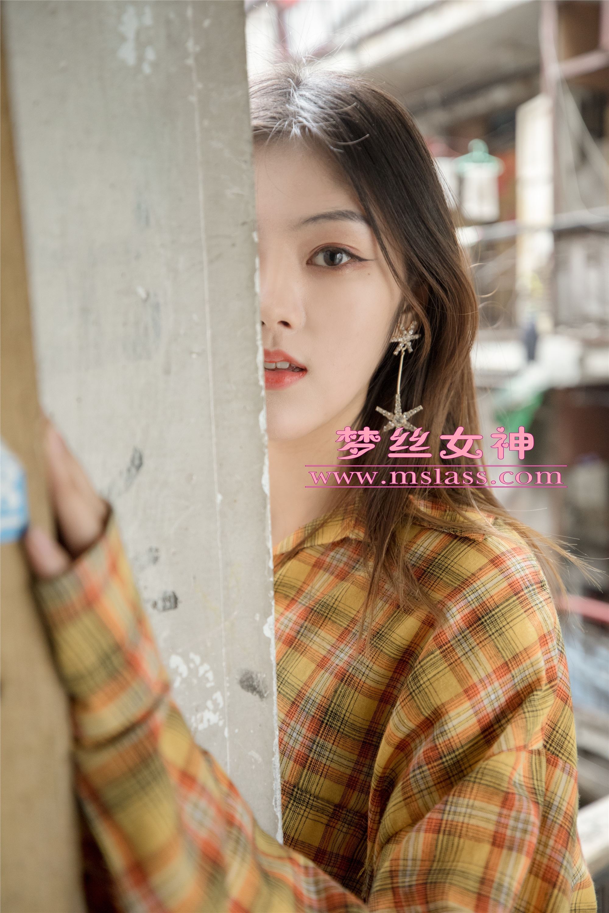 MSLASS梦丝女神 - 梦素 复古楼的性感美