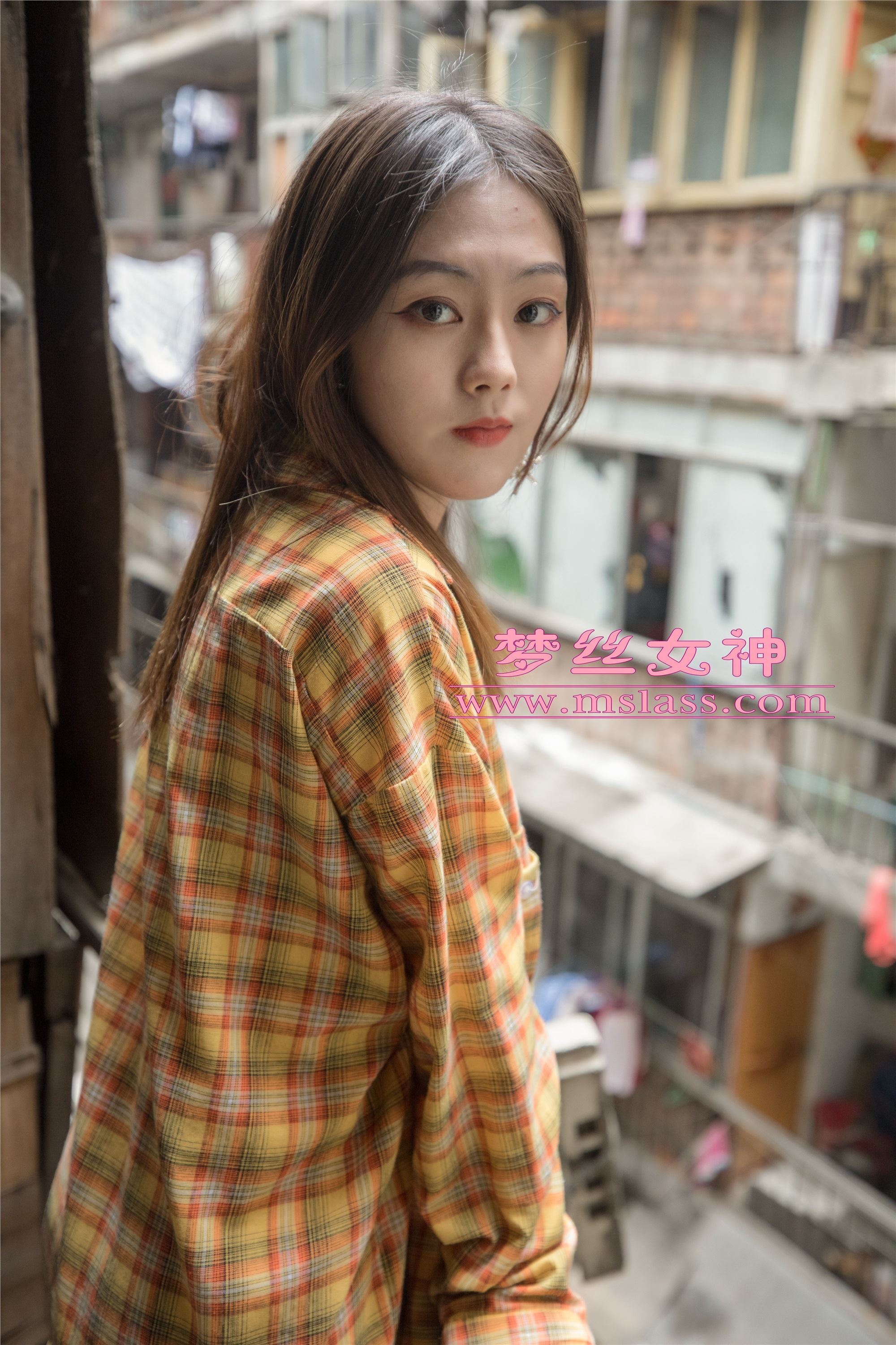 MSLASS梦丝女神 - 梦素 复古楼的性感美