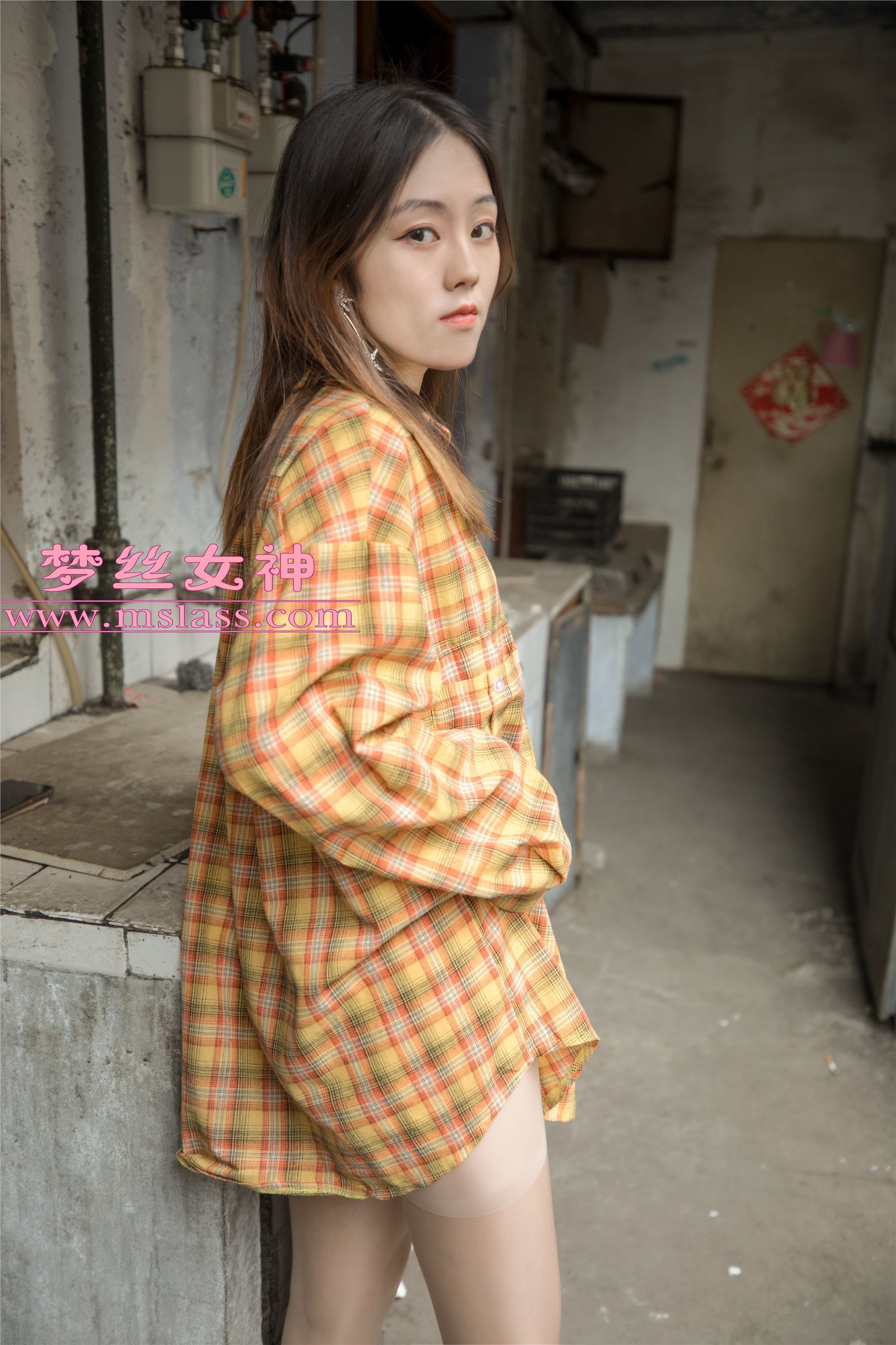 MSLASS梦丝女神 - 梦素 复古楼的性感美
