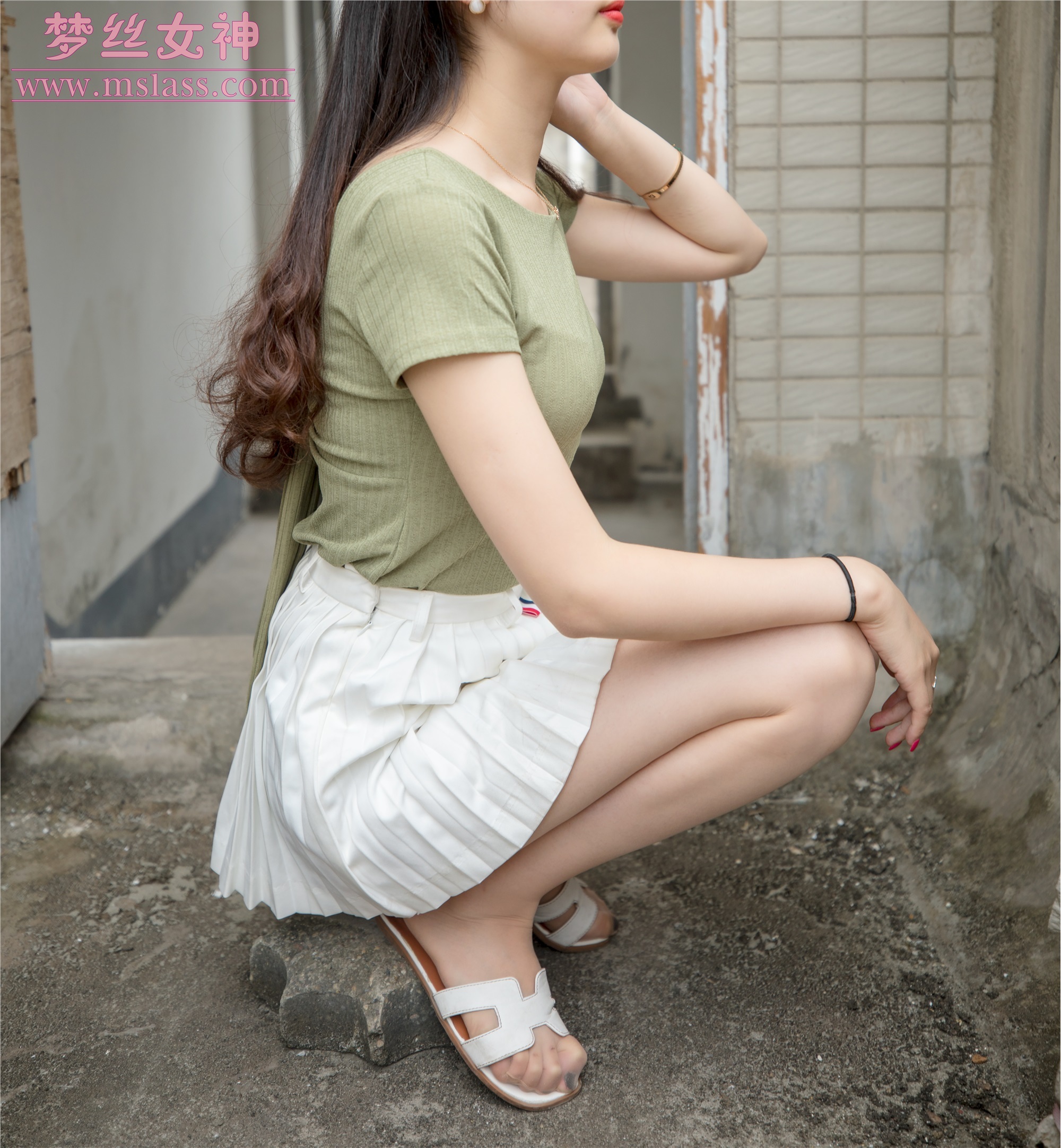 MSLASS梦丝女神 - 柳儿 侧颜太美的小姐姐