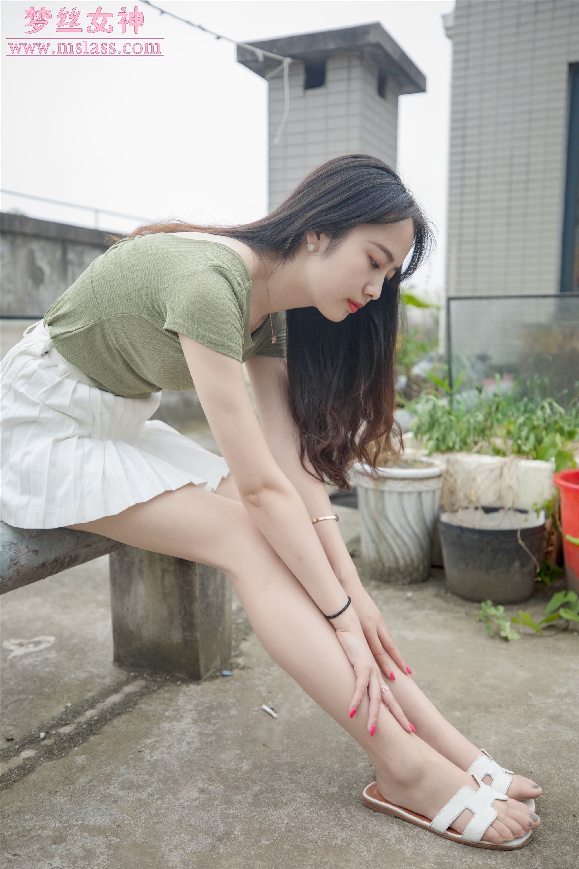 MSLASS梦丝女神 - 柳儿 侧颜太美的小姐姐