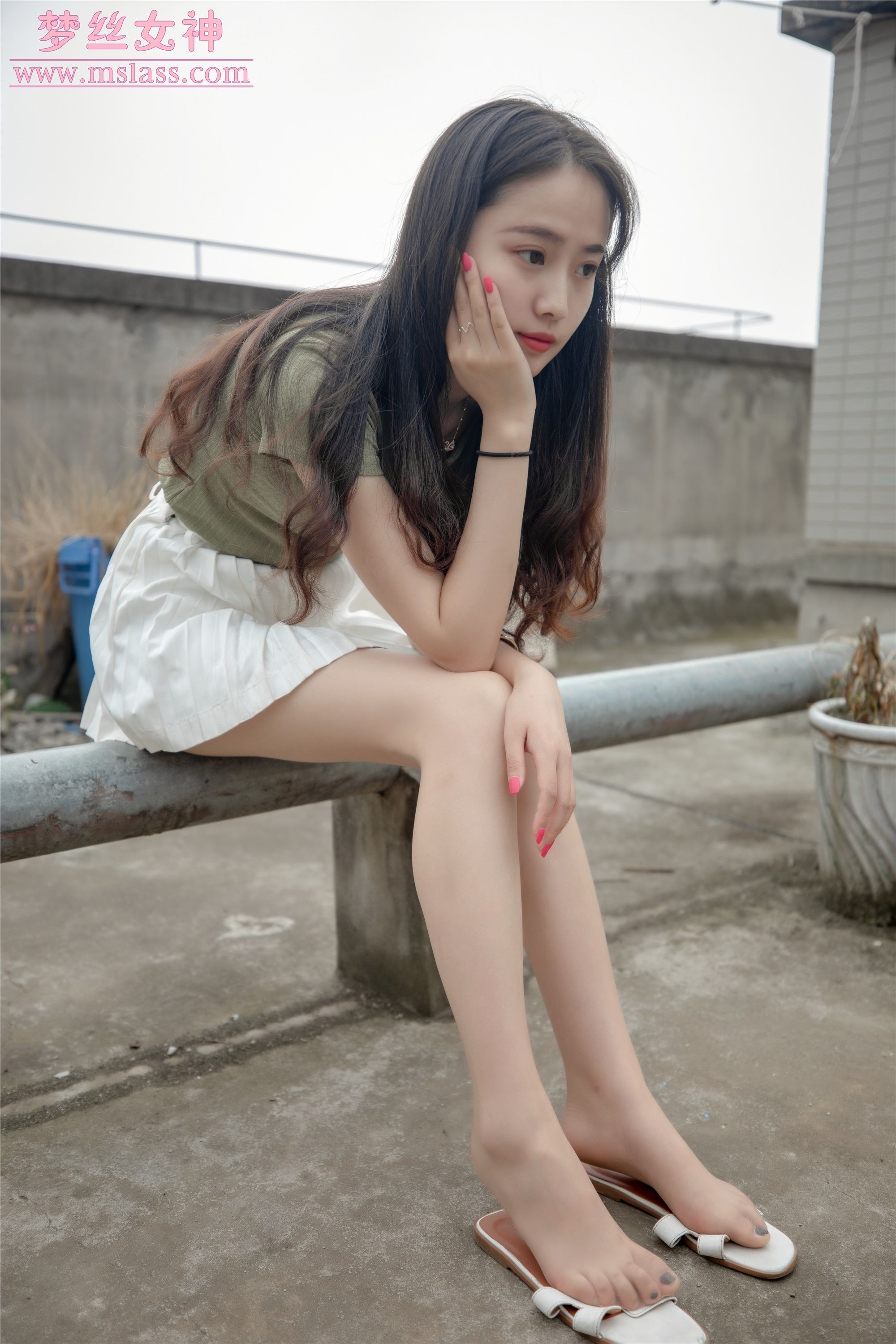 MSLASS梦丝女神 - 柳儿 侧颜太美的小姐姐