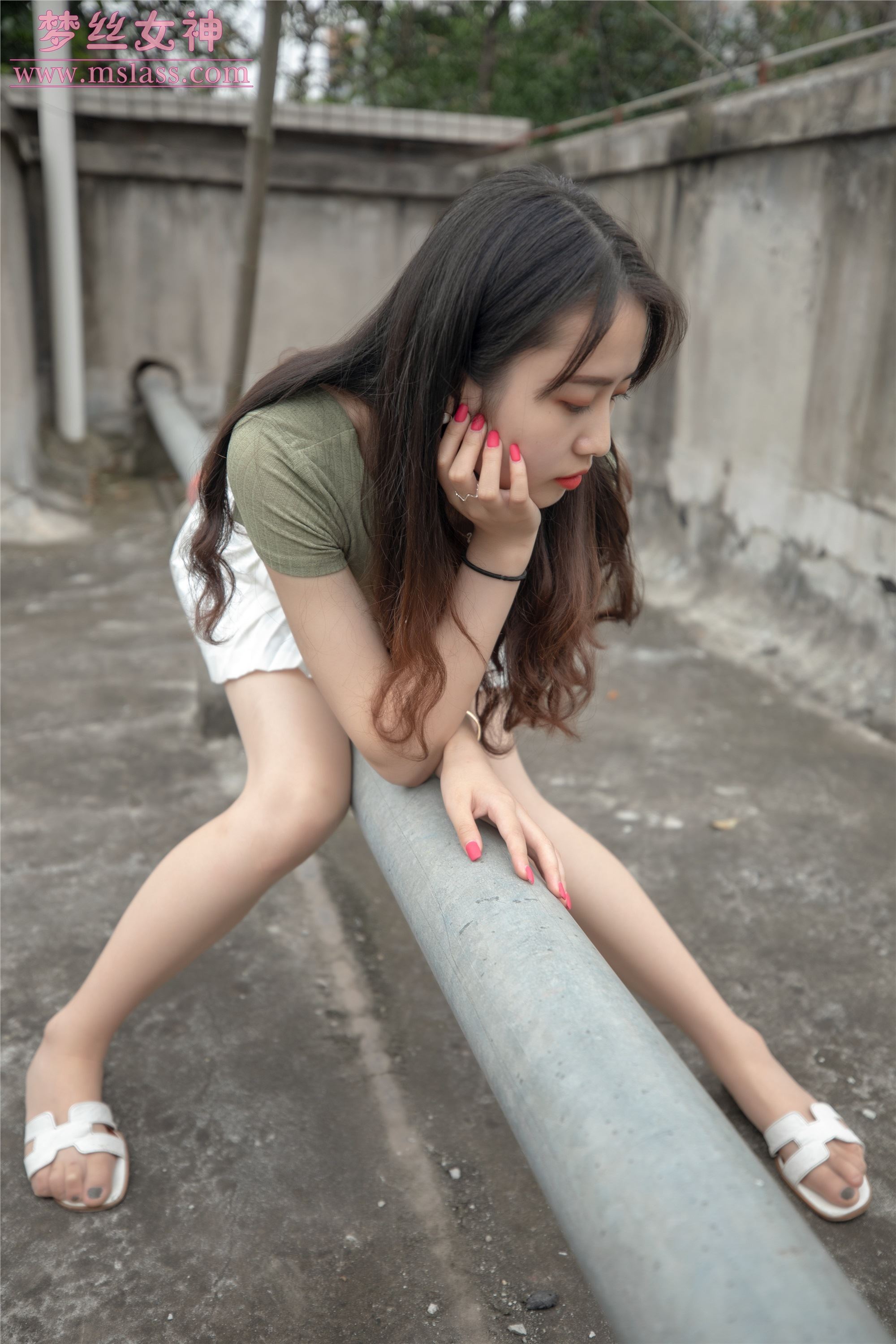 MSLASS梦丝女神 - 柳儿 侧颜太美的小姐姐