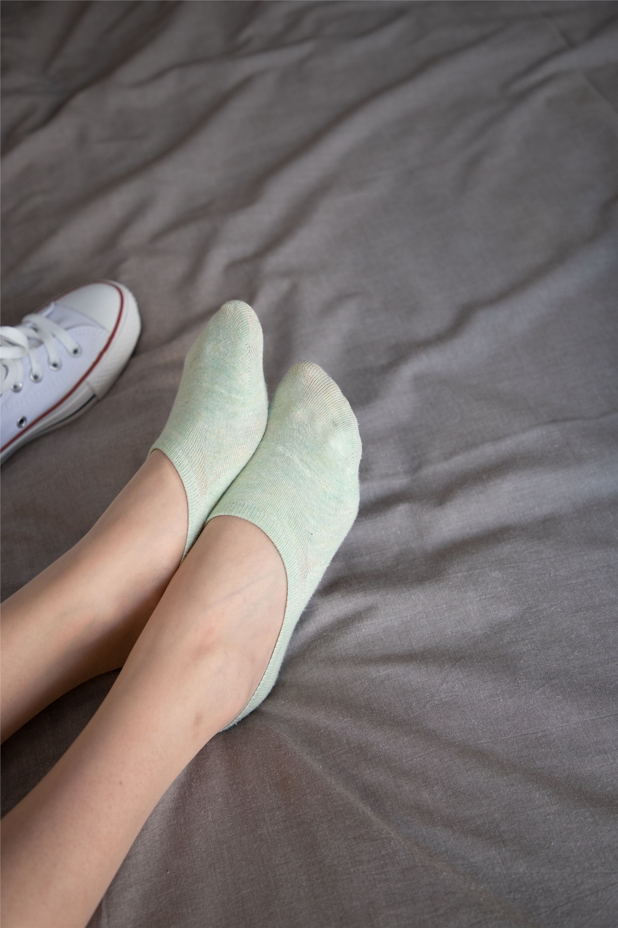 物恋传媒 猫耳 - JK制服与船袜帆布鞋No.088