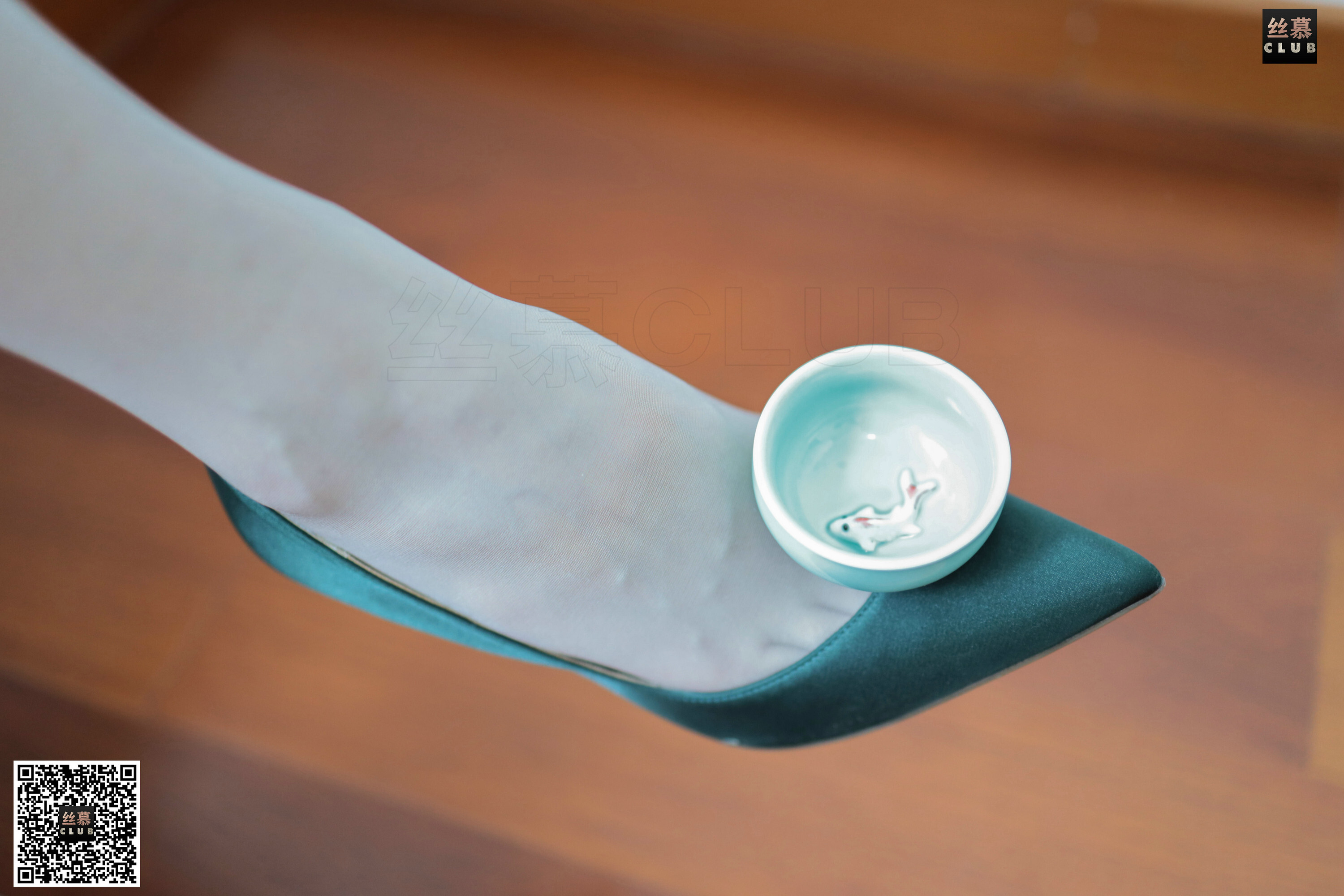 丝慕写真 佳佳的青花色旗袍