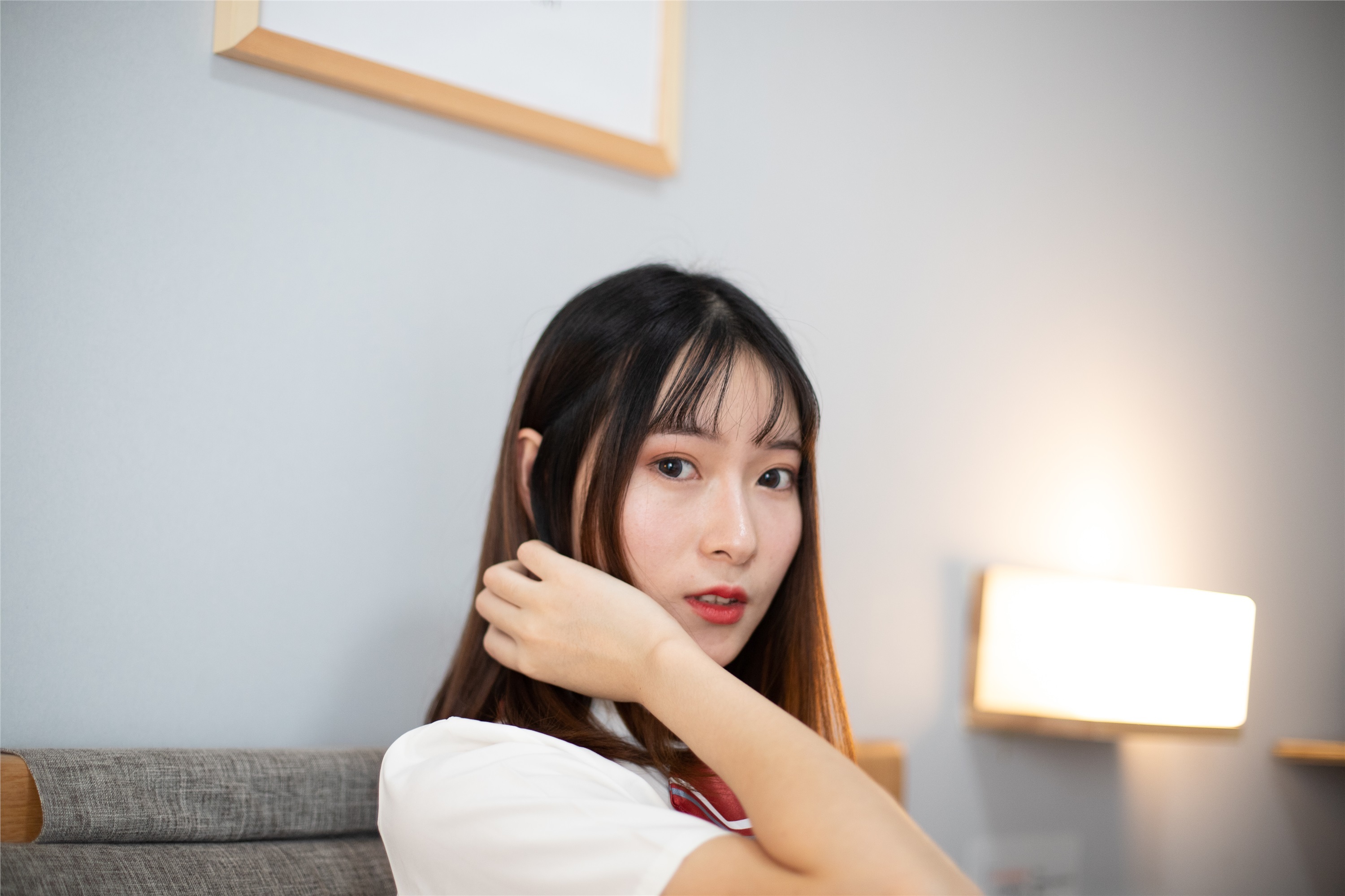 物恋传媒 No.092 猫耳-女高制服三部曲之三