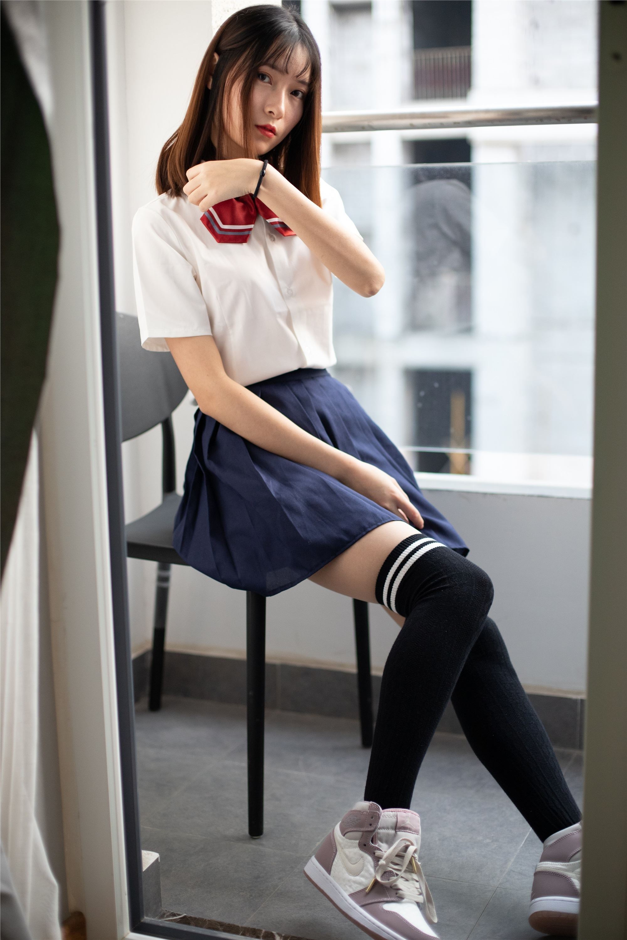 物恋传媒 No.092 猫耳-女高制服三部曲之三