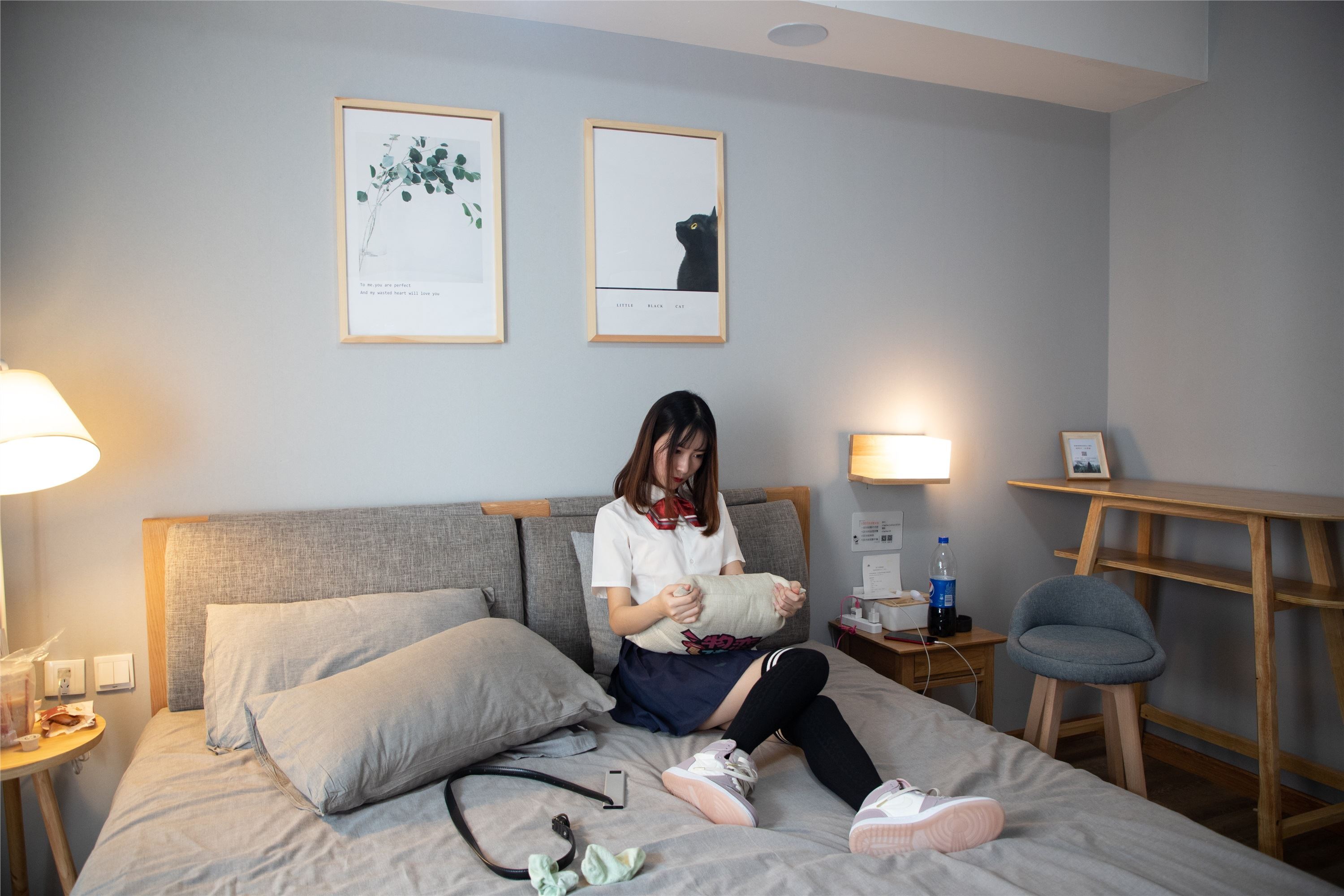 物恋传媒 No.092 猫耳-女高制服三部曲之三