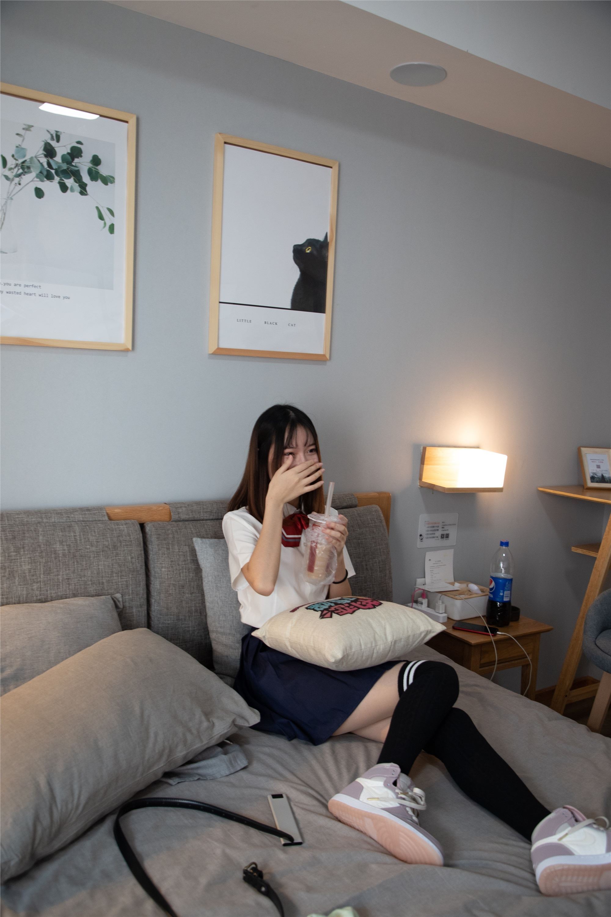 物恋传媒 No.092 猫耳-女高制服三部曲之三