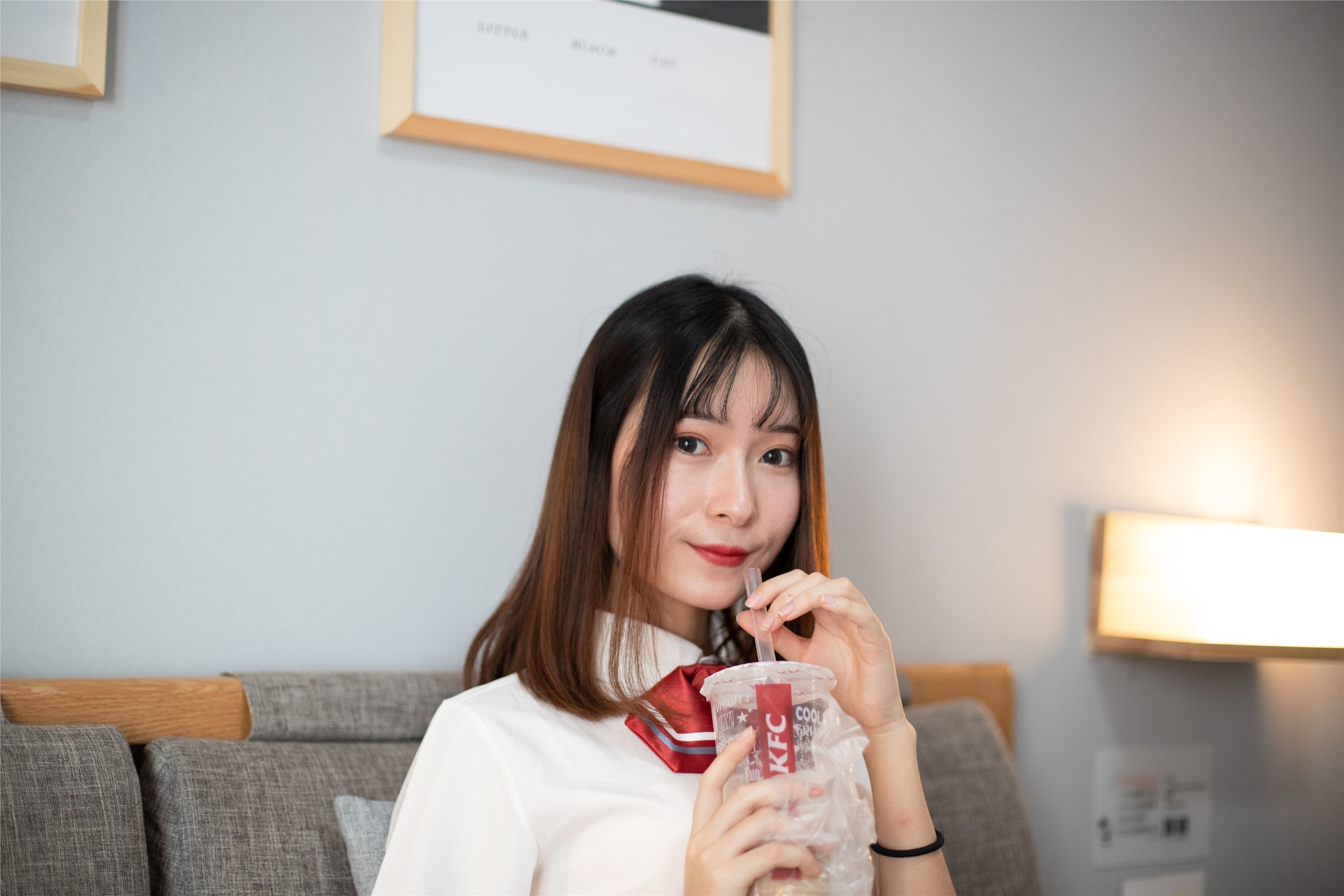 物恋传媒 No.092 猫耳-女高制服三部曲之三