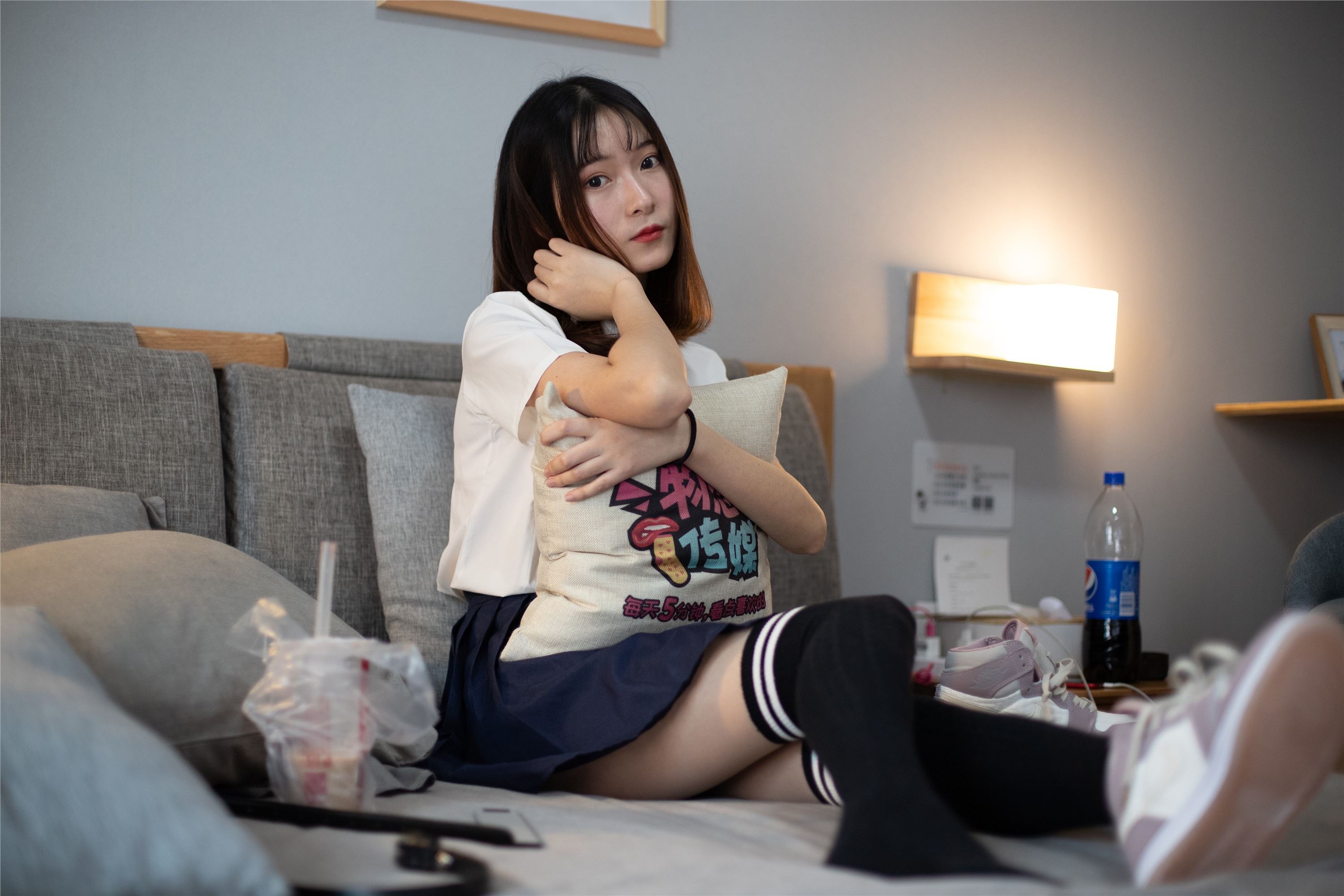 物恋传媒 No.092 猫耳-女高制服三部曲之三