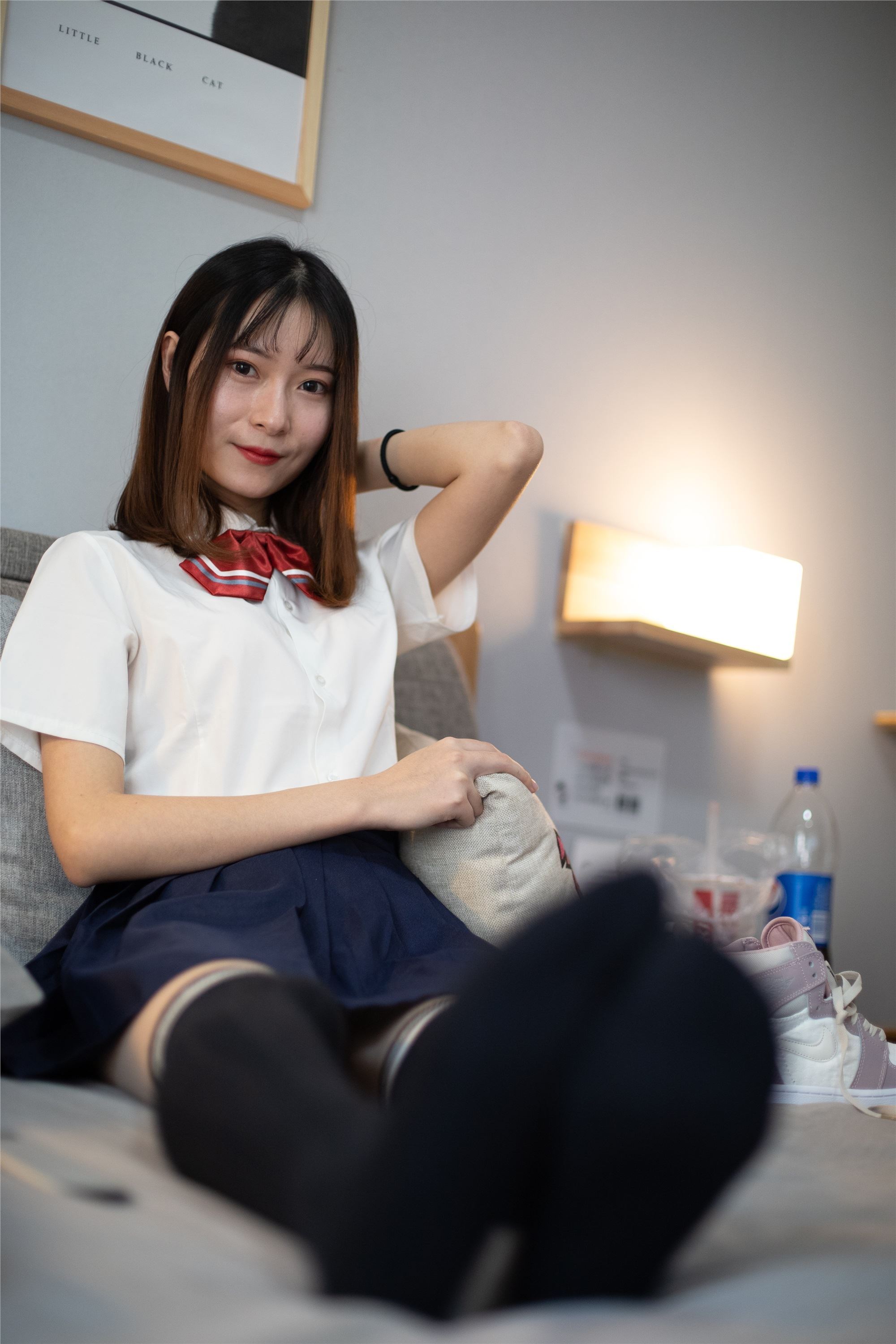 物恋传媒 No.092 猫耳-女高制服三部曲之三