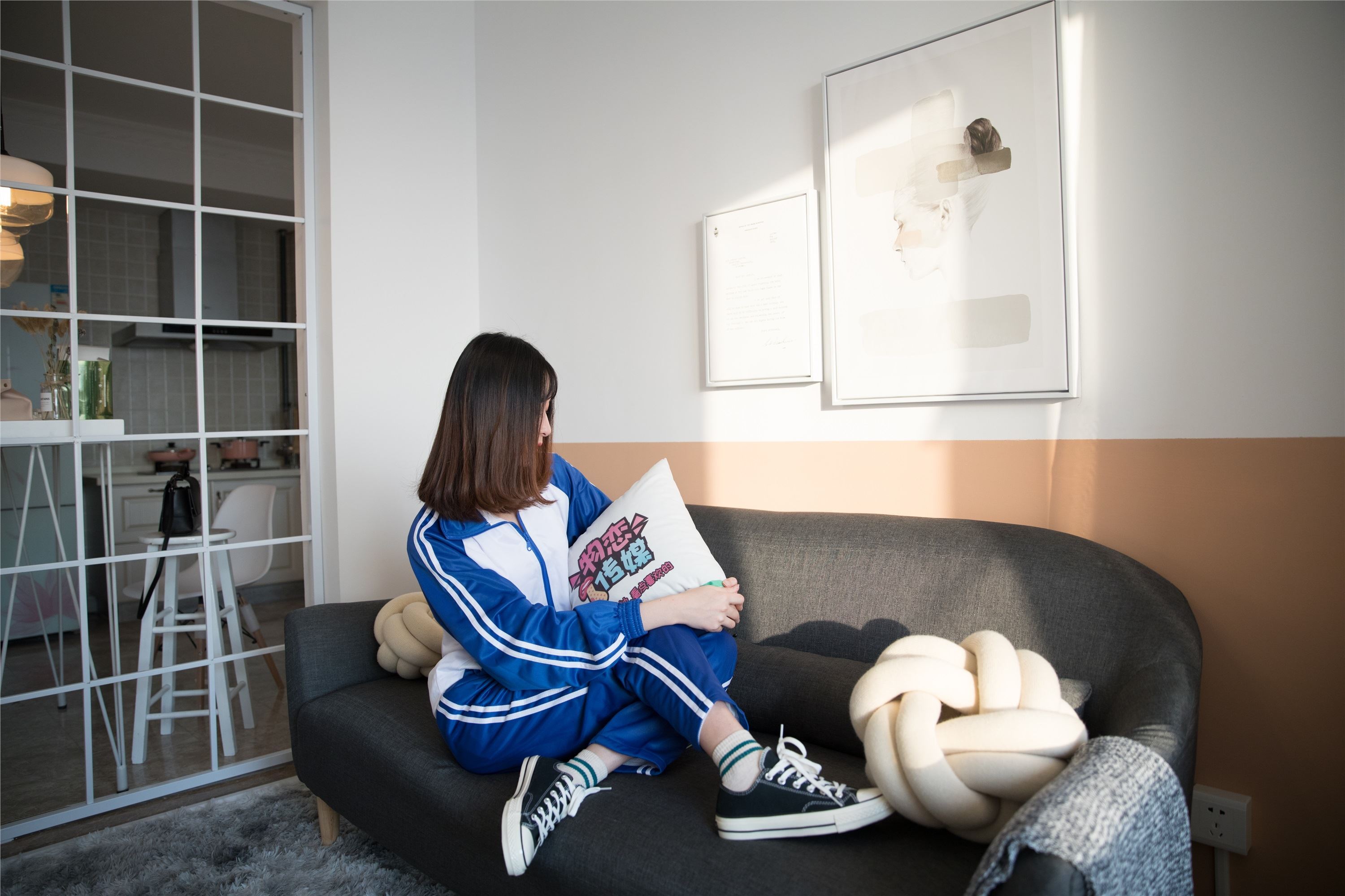 物恋传媒 No.107 猫耳-清纯校服与帆布鞋之舞