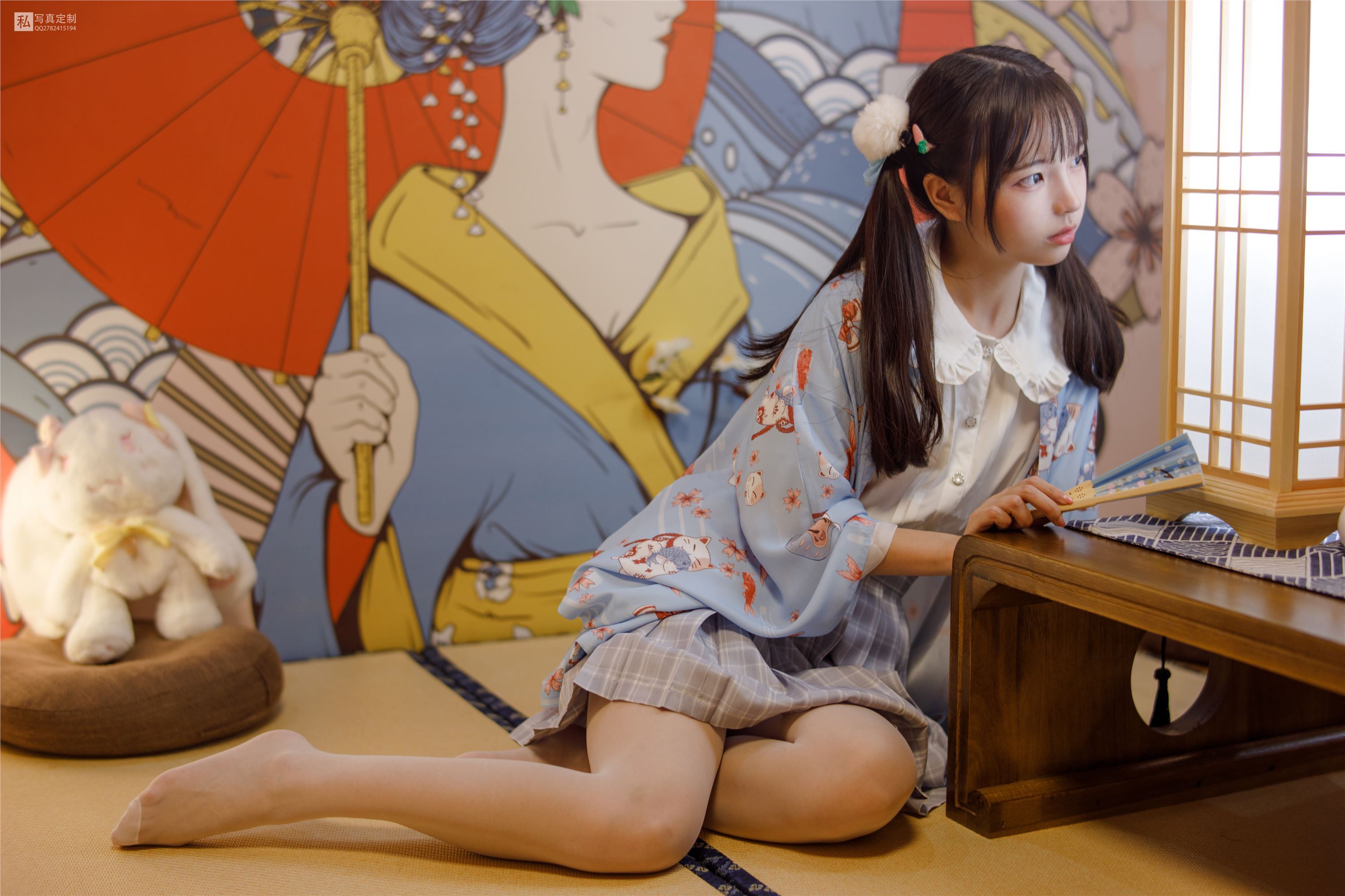 森萝财团萝莉丝足写真 JKFUN-027 默陌 15D白丝花里胡哨的民宿