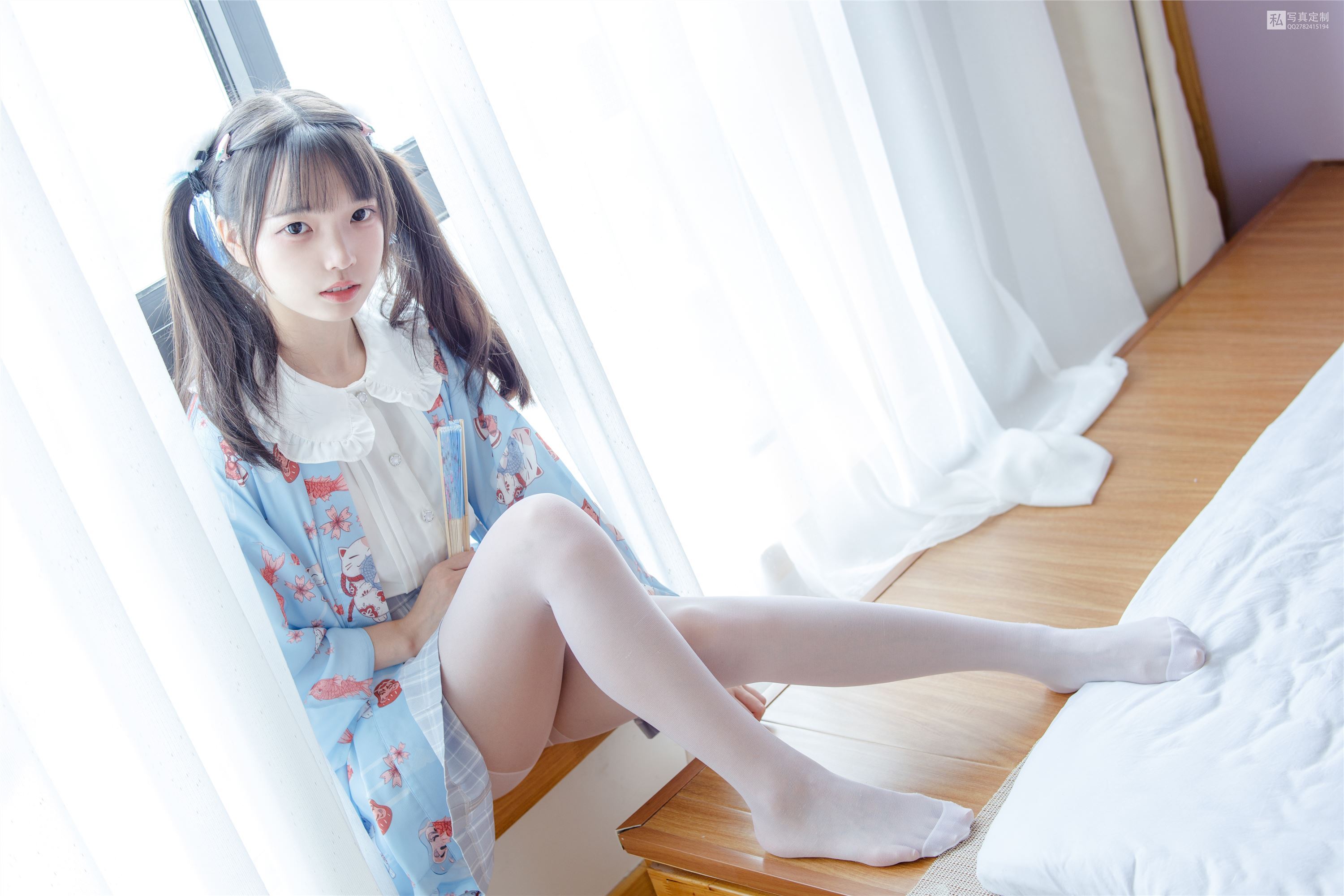 森萝财团萝莉丝足写真 JKFUN-027 默陌 15D白丝花里胡哨的民宿