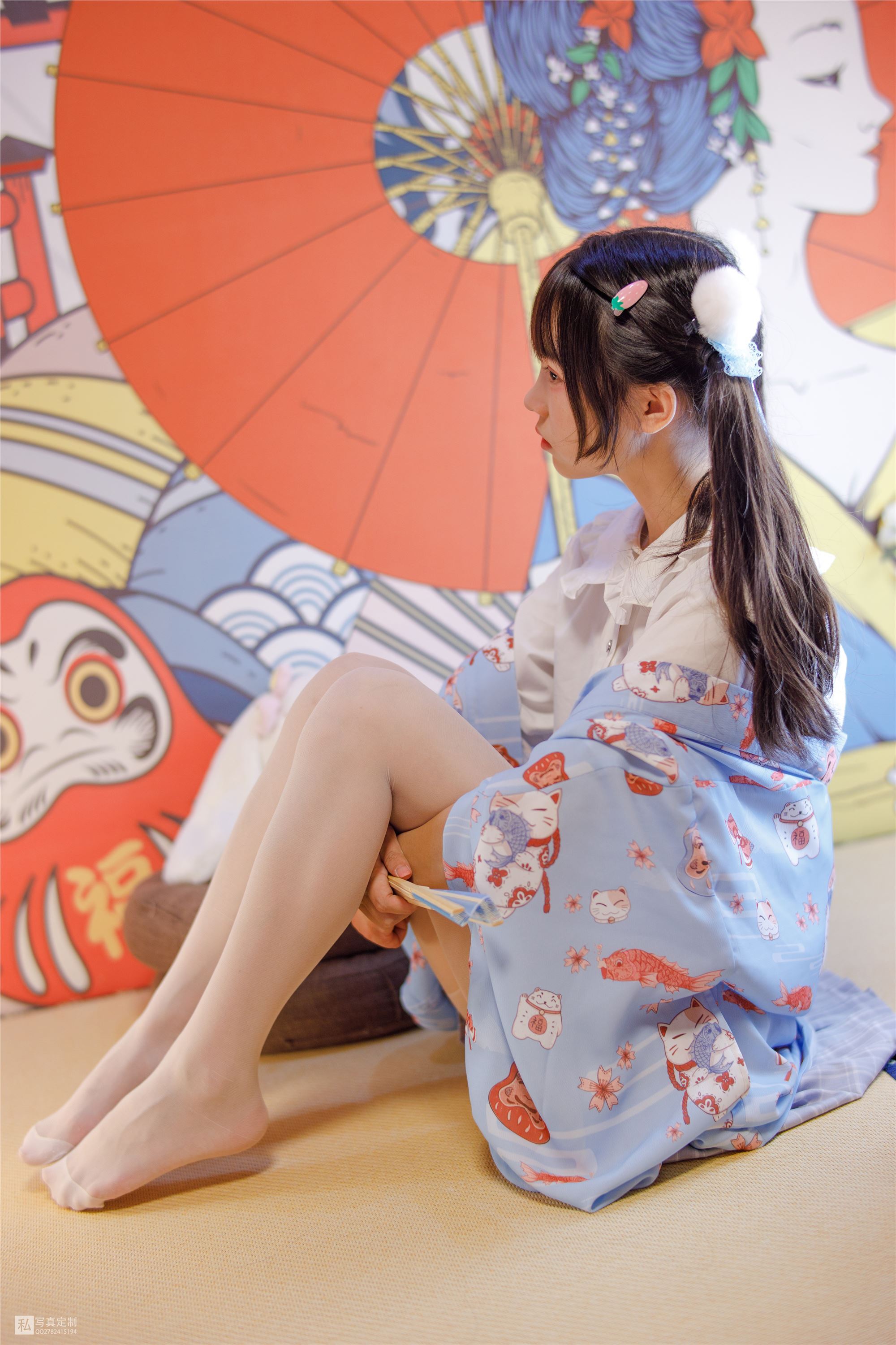 森萝财团萝莉丝足写真 JKFUN-027 默陌 15D白丝花里胡哨的民宿