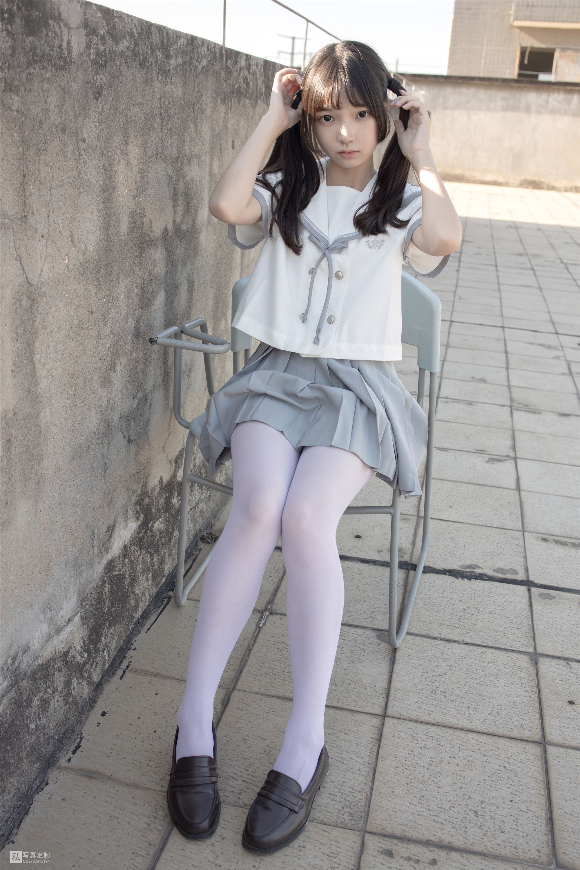 森萝财团萝莉丝足写真 JKFUN-028 默陌 15D白丝抑郁湖边与绝望天台