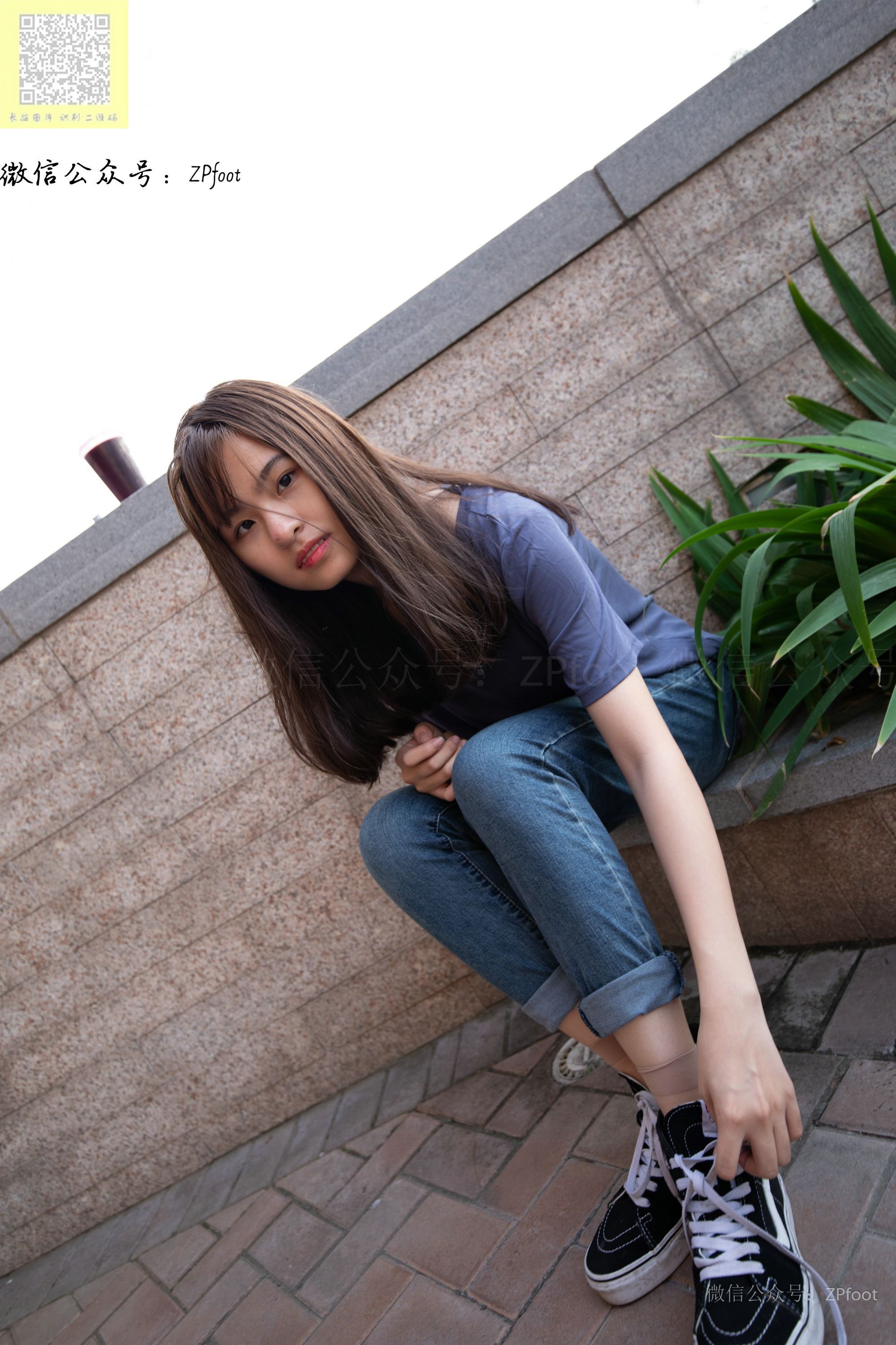 山茶摄影  帆布鞋短丝