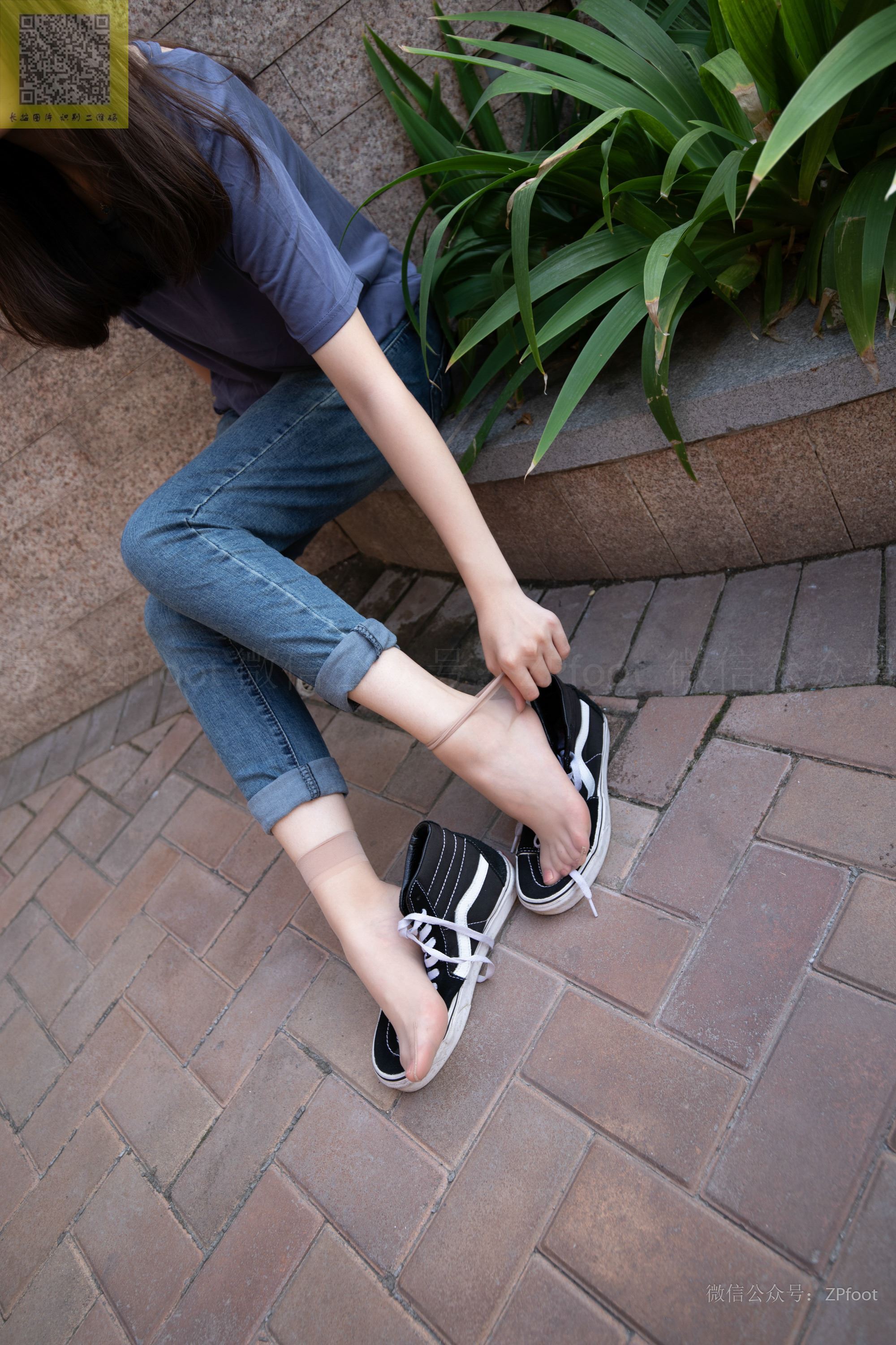 山茶摄影  帆布鞋短丝