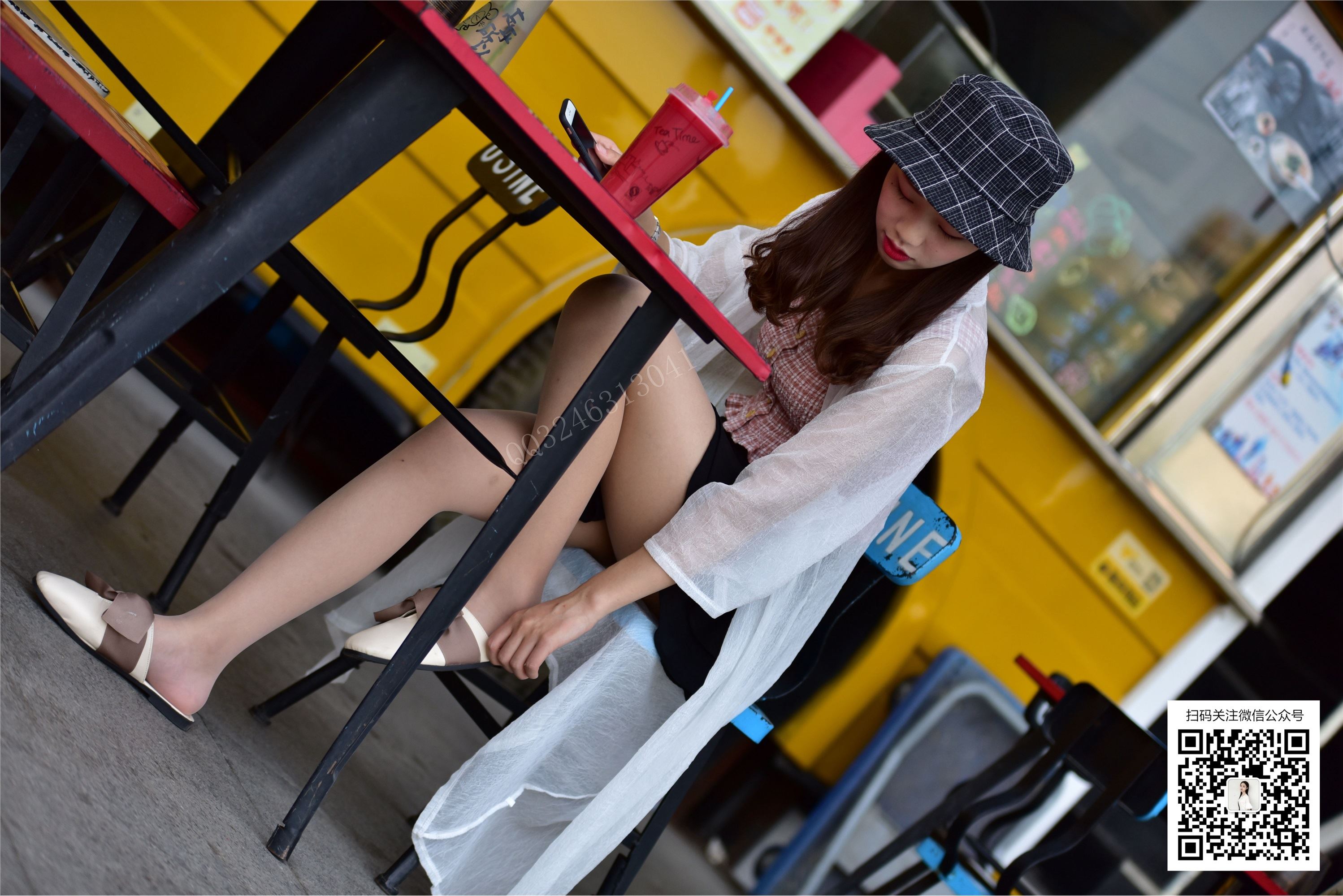 大生模拍 No.057 橙子 下午茶肉丝 套图