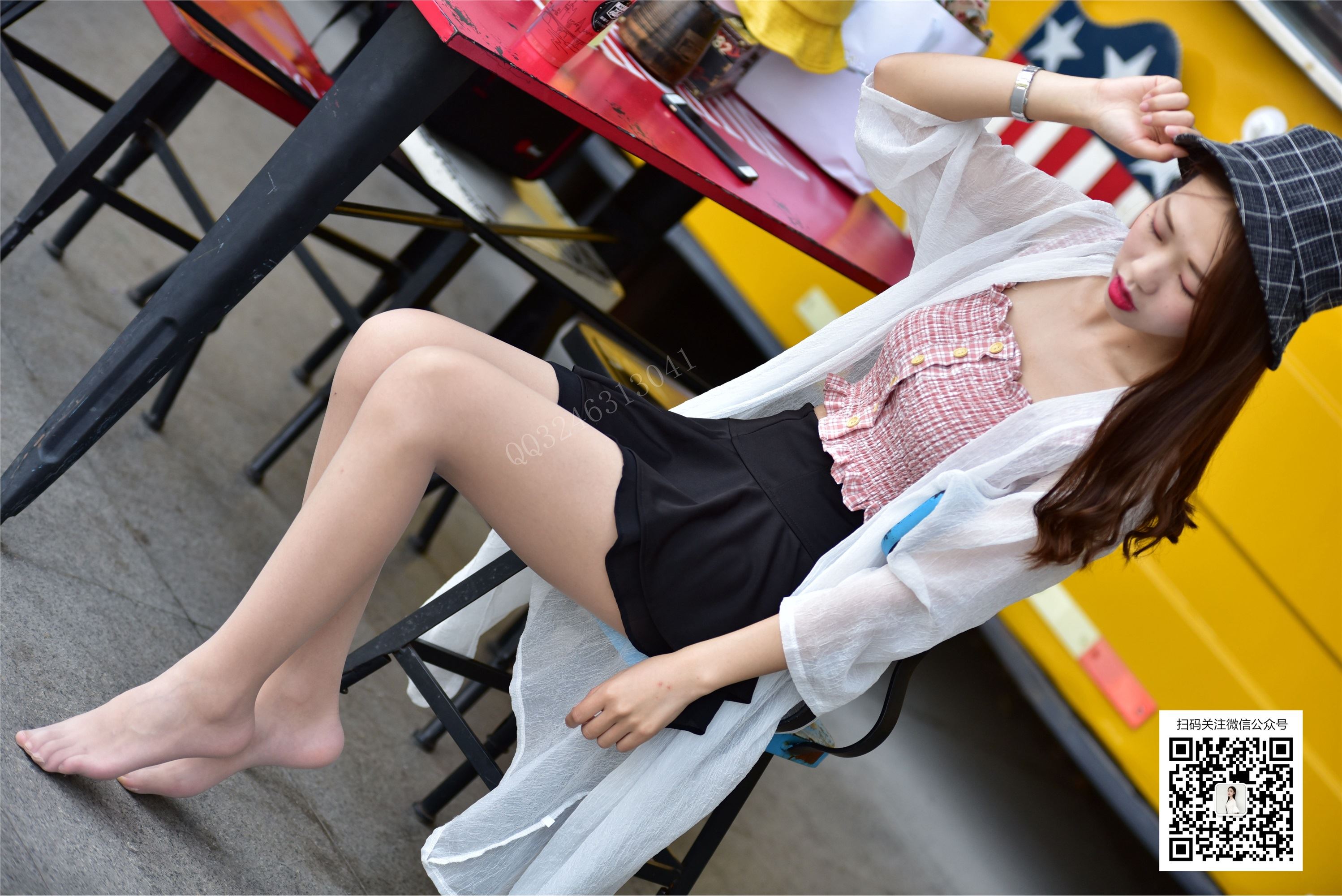 大生模拍 No.057 橙子 下午茶肉丝 套图