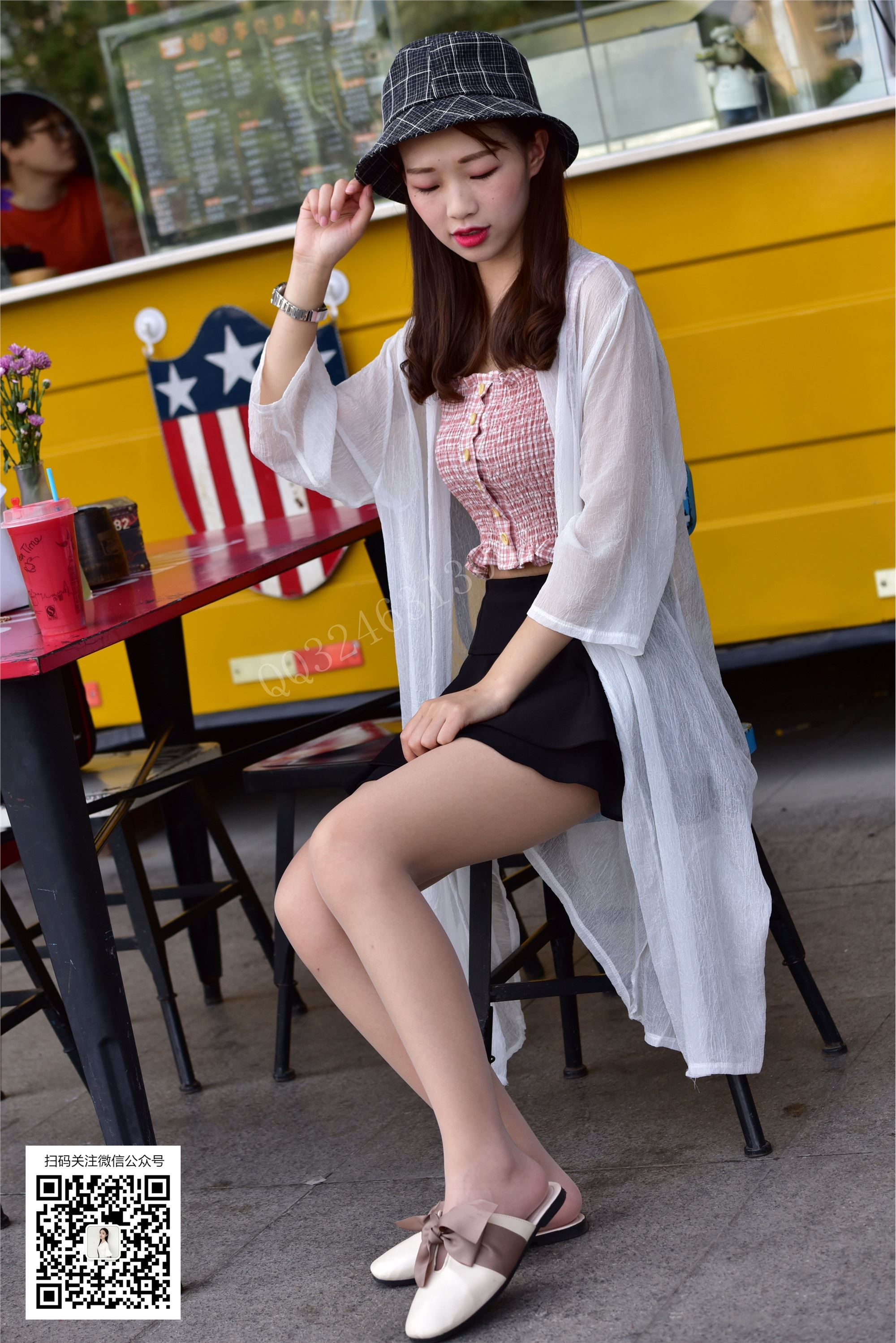 大生模拍 No.057 橙子 下午茶肉丝 套图