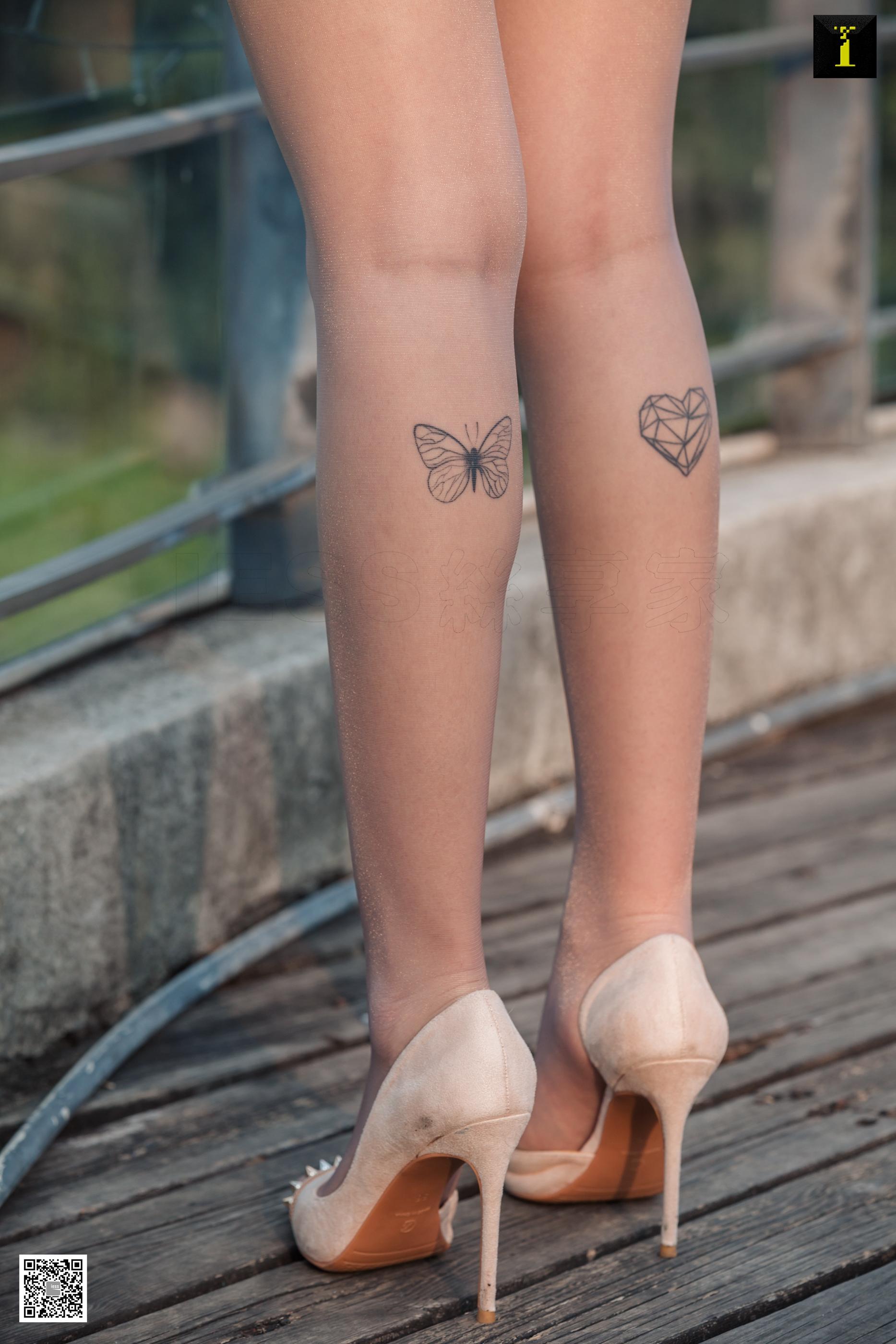 IESS异思趣向 2020.01.09 丝享家657：可乐 灰丝下的可爱纹身