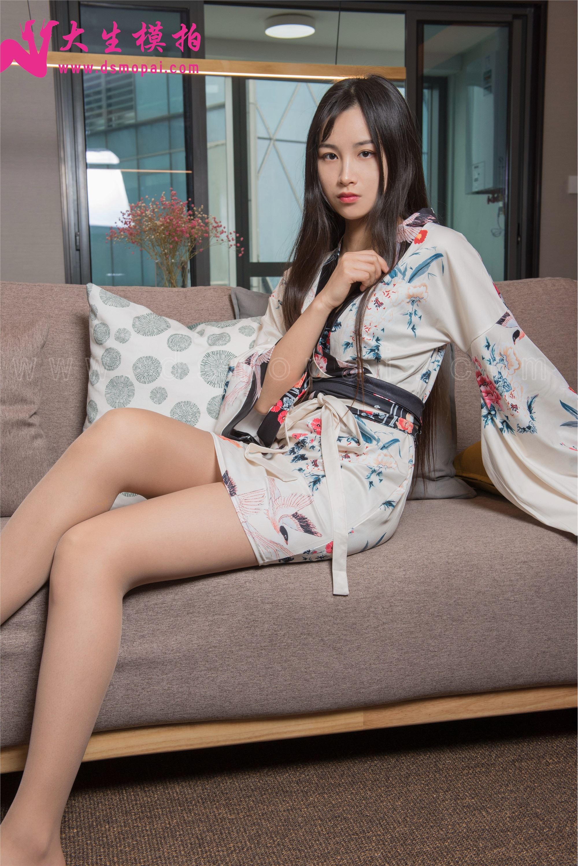 大生模拍 No.062 豆豆 樱花短裙 套图