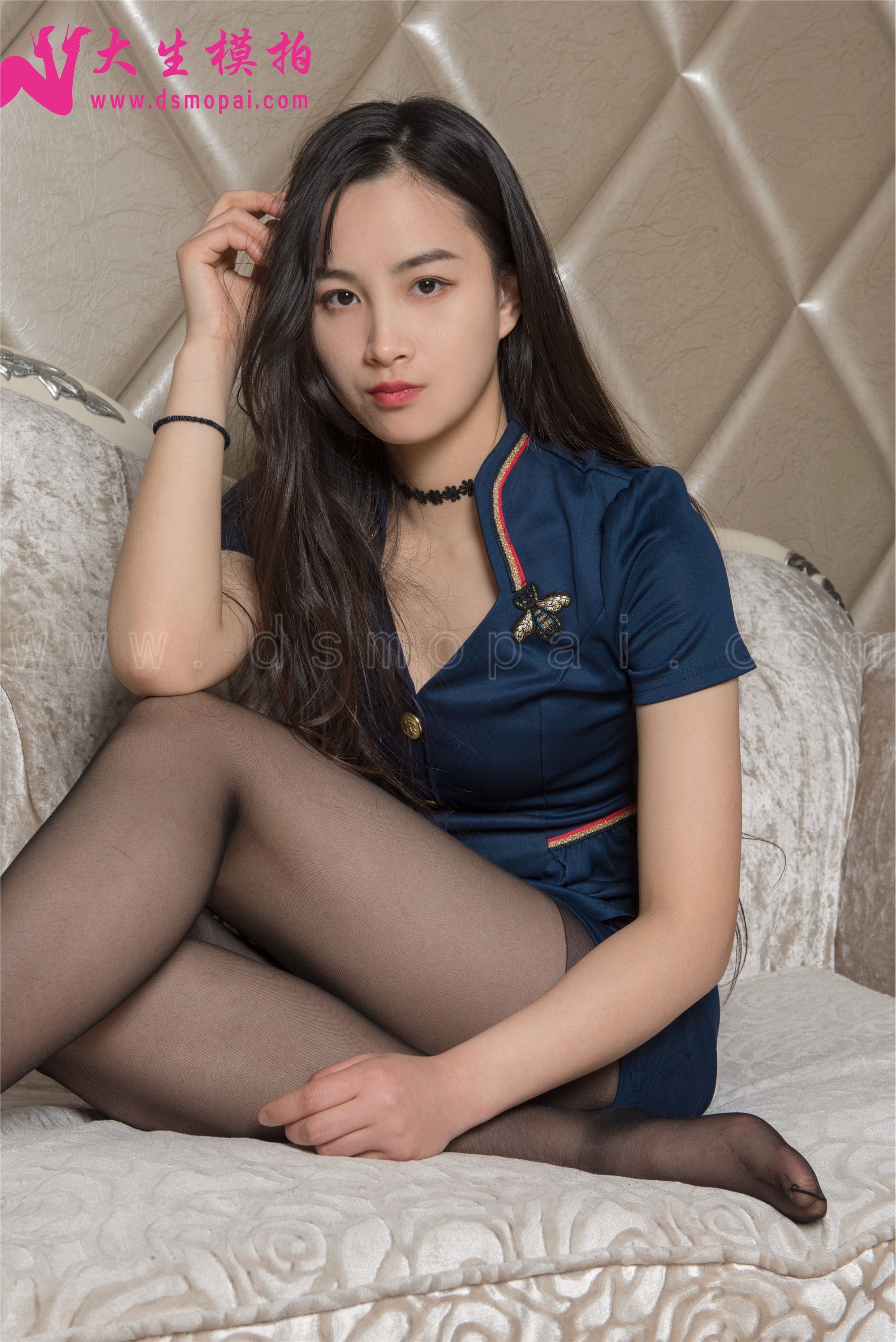 大生模拍 No.063 豆豆 制服黑丝
