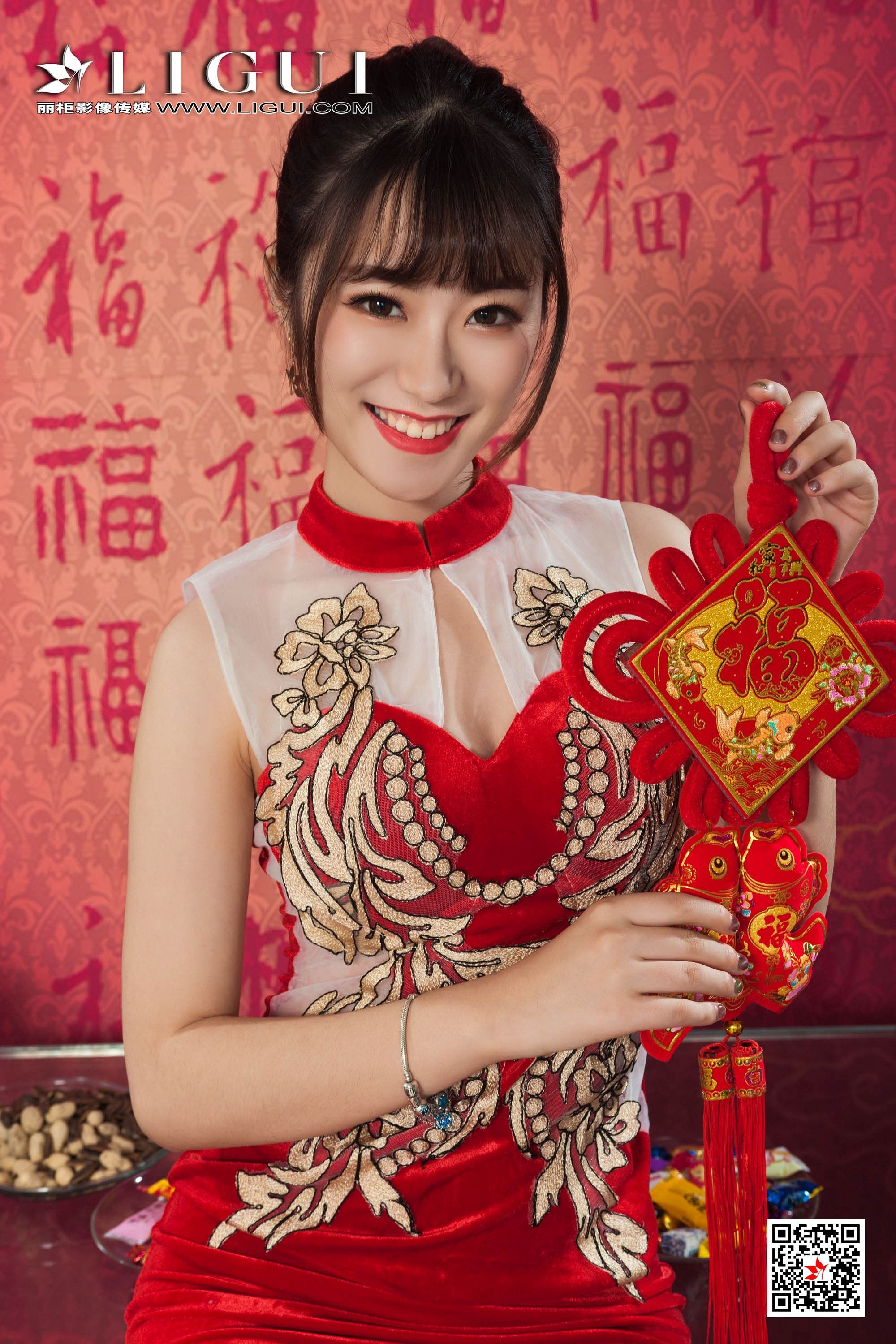 Ligui丽柜2020.01.24 网络丽人 Model 《双生花》之丝丝如意