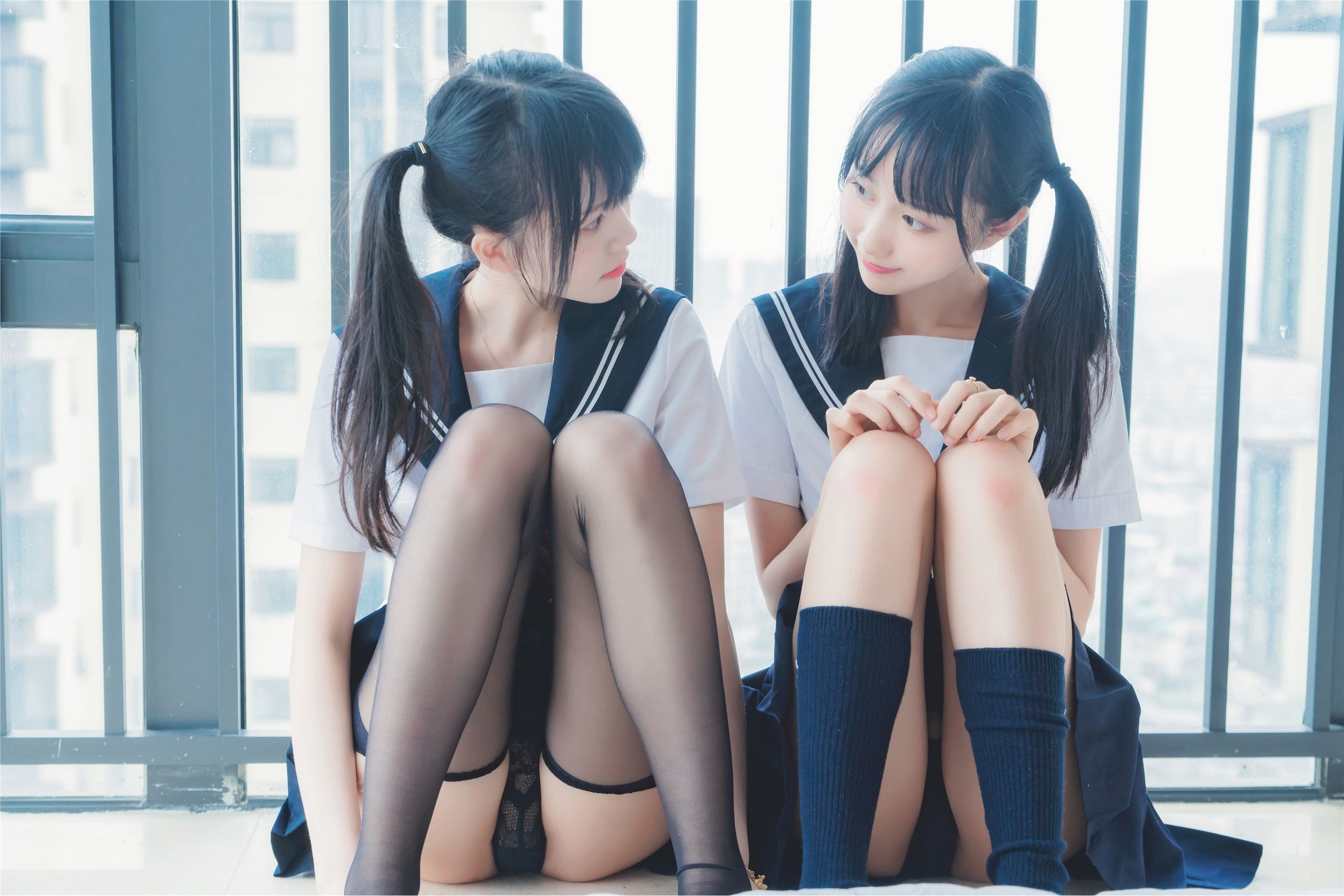 木绵绵OwO&桜桃喵 - 她(制服×制服)