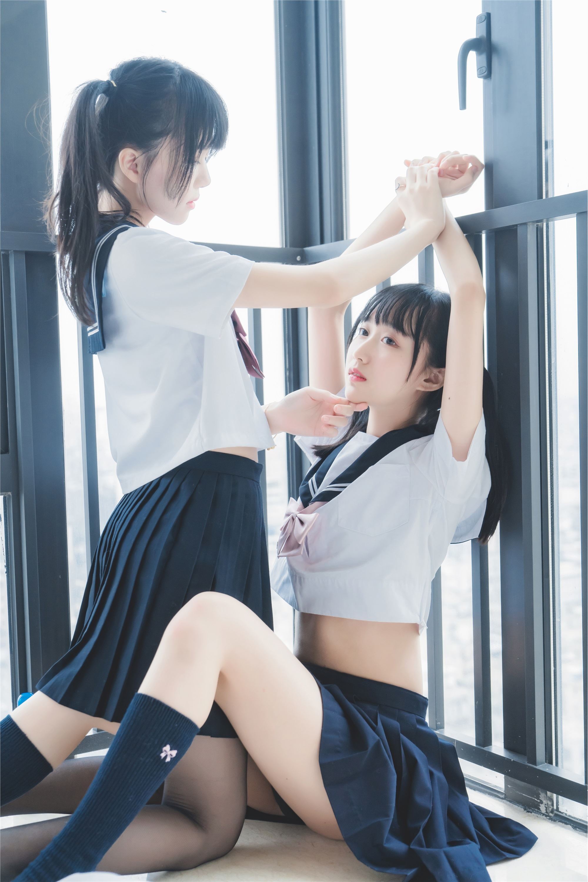 木绵绵OwO&桜桃喵 - 她(制服×制服)