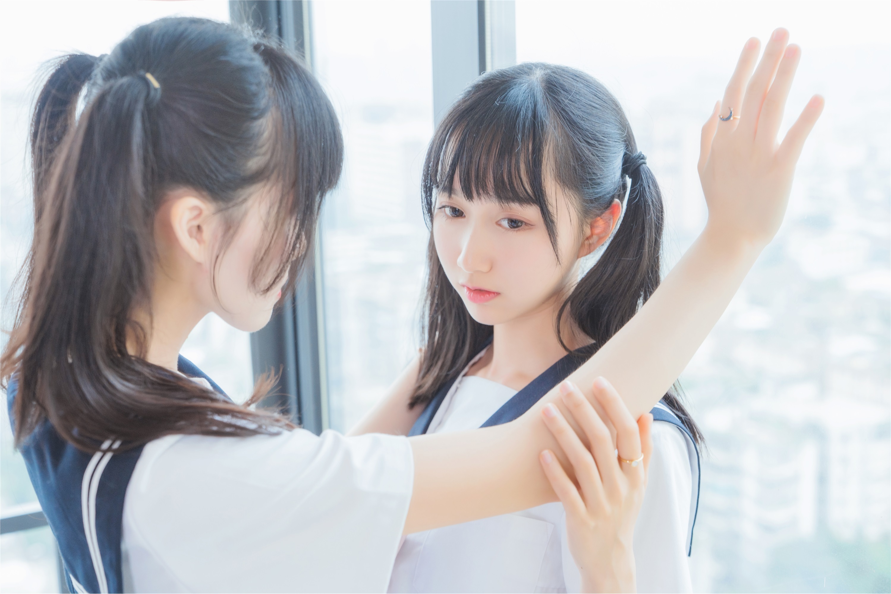 木绵绵OwO&桜桃喵 - 她(制服×制服)