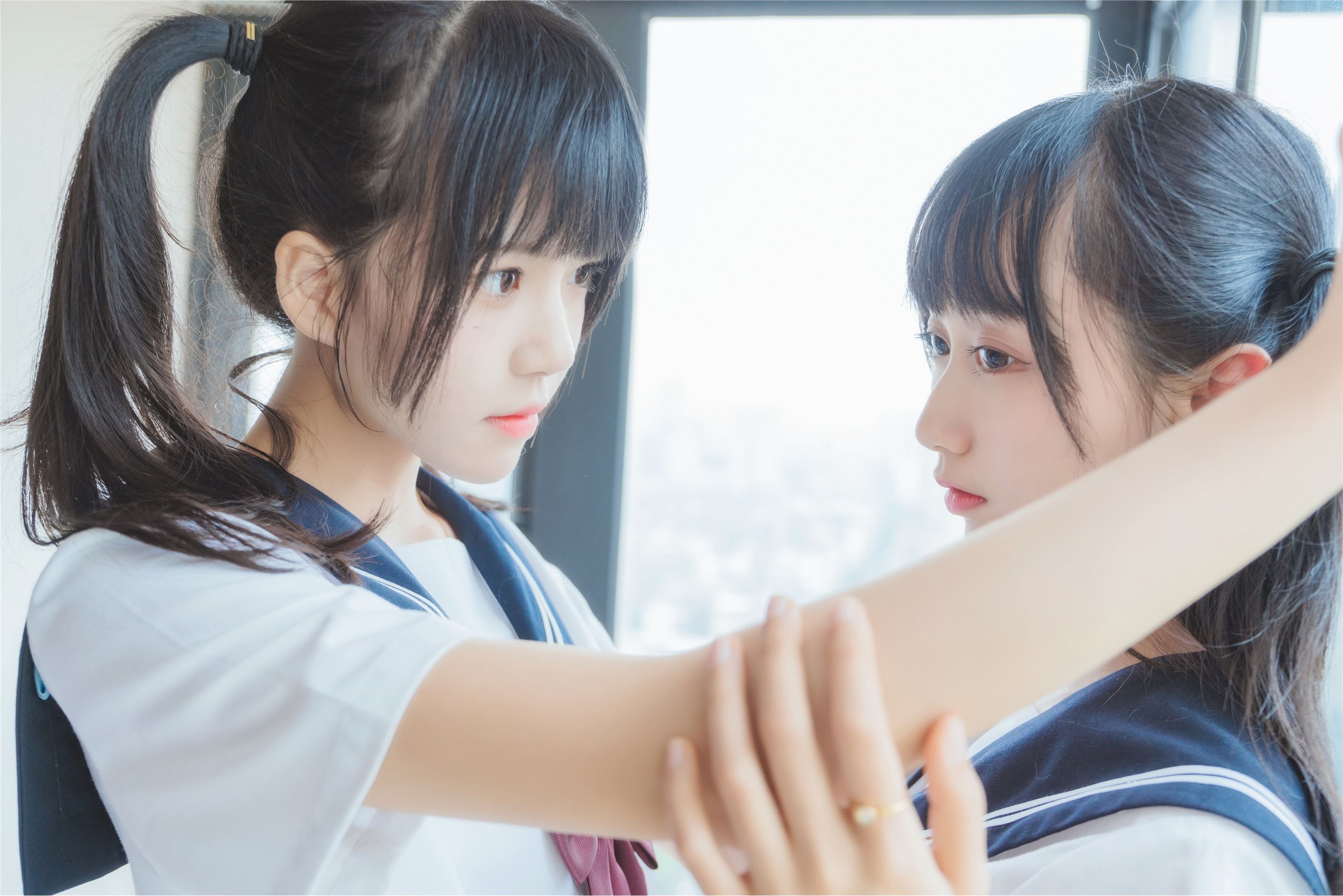 木绵绵OwO&桜桃喵 - 她(制服×制服)