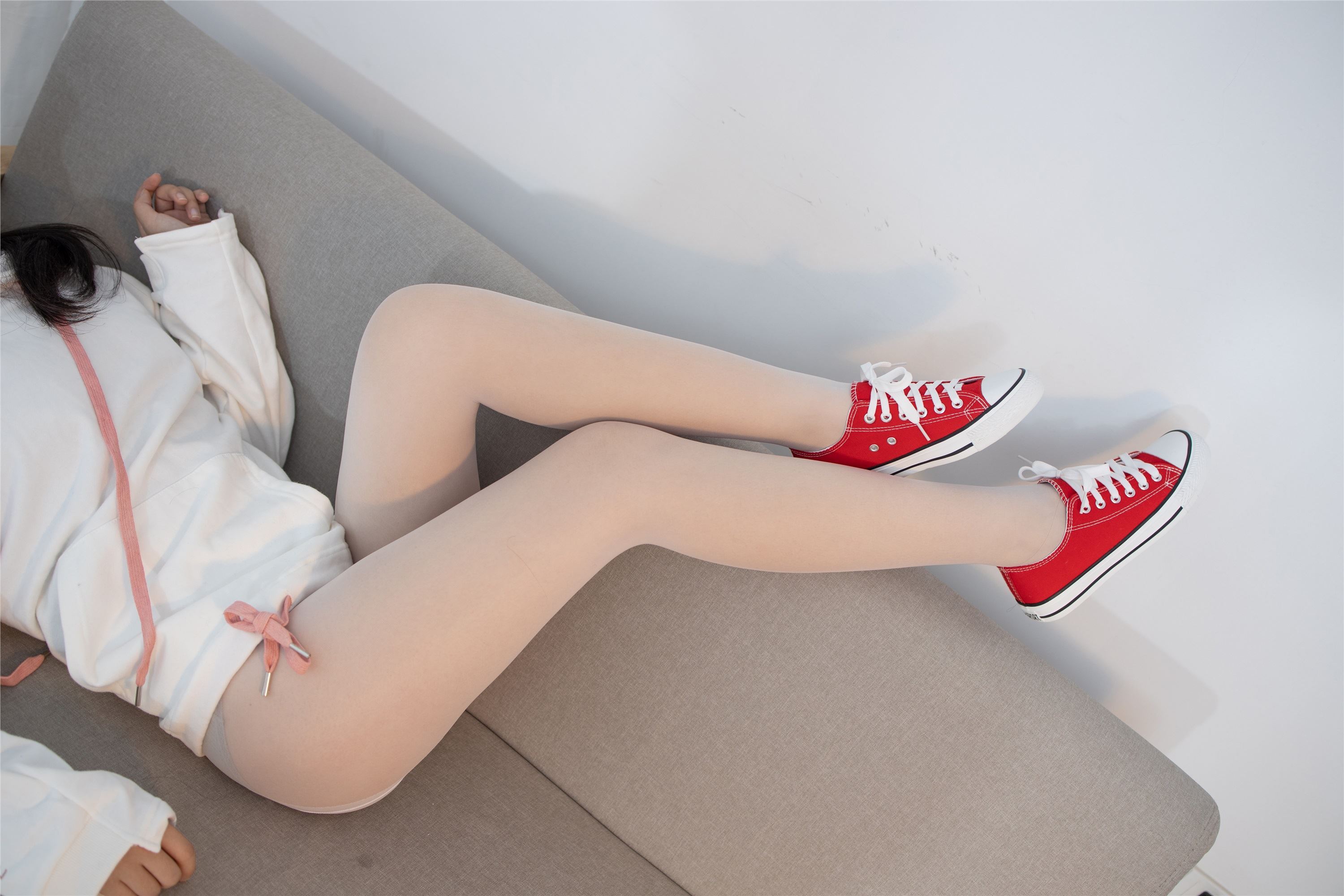 森萝财团 JKFUN-054 红布鞋白丝 13D白丝 小夜