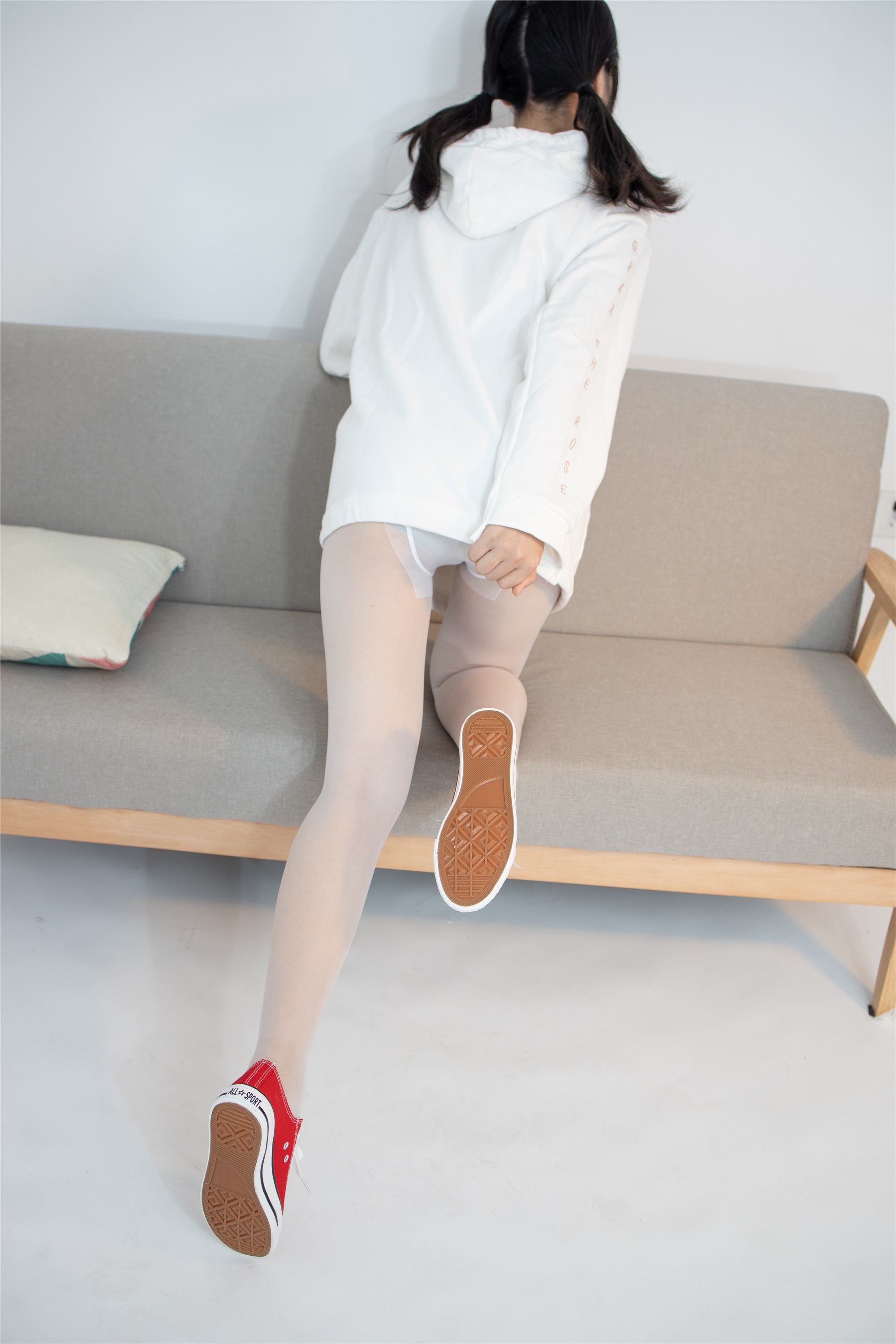 森萝财团 JKFUN-054 红布鞋白丝 13D白丝 小夜