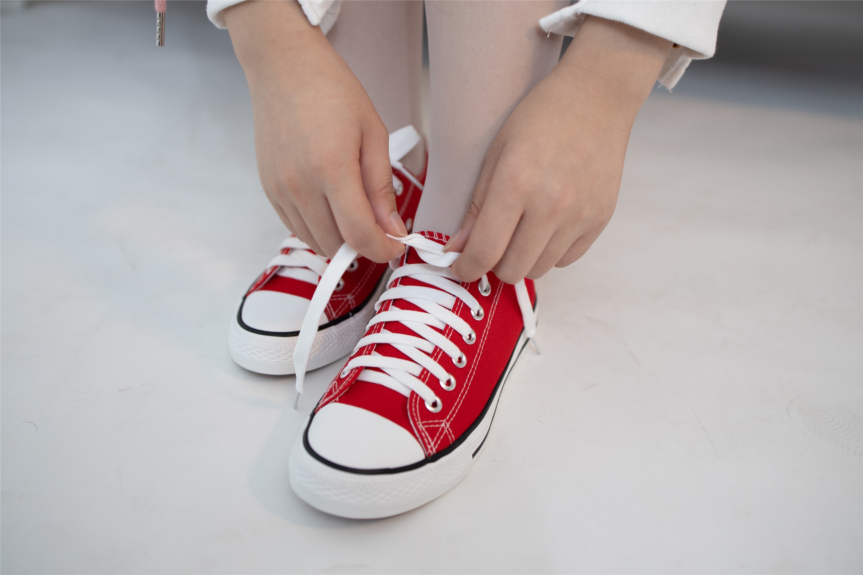 森萝财团 JKFUN-054 红布鞋白丝 13D白丝 小夜