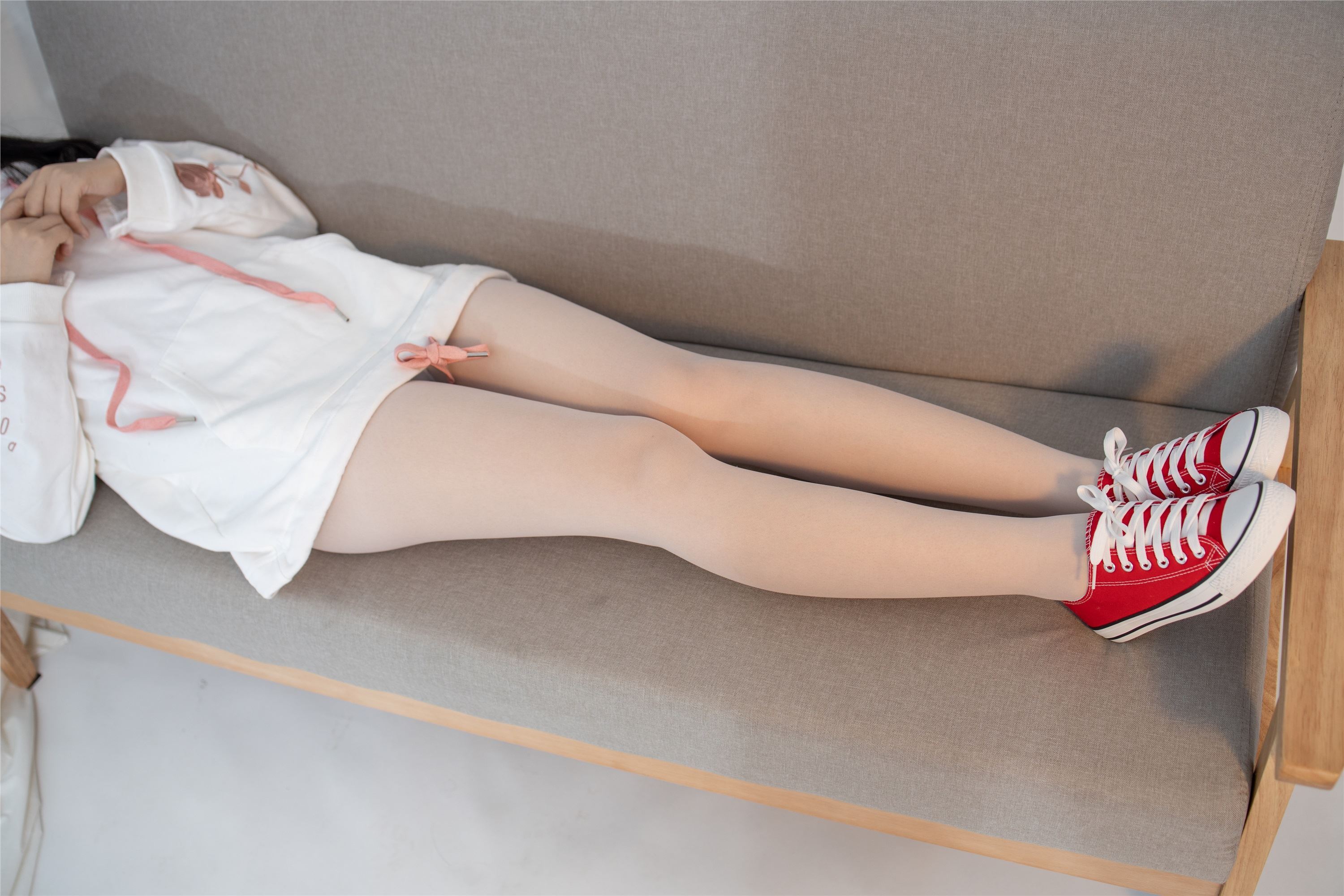 森萝财团 JKFUN-054 红布鞋白丝 13D白丝 小夜