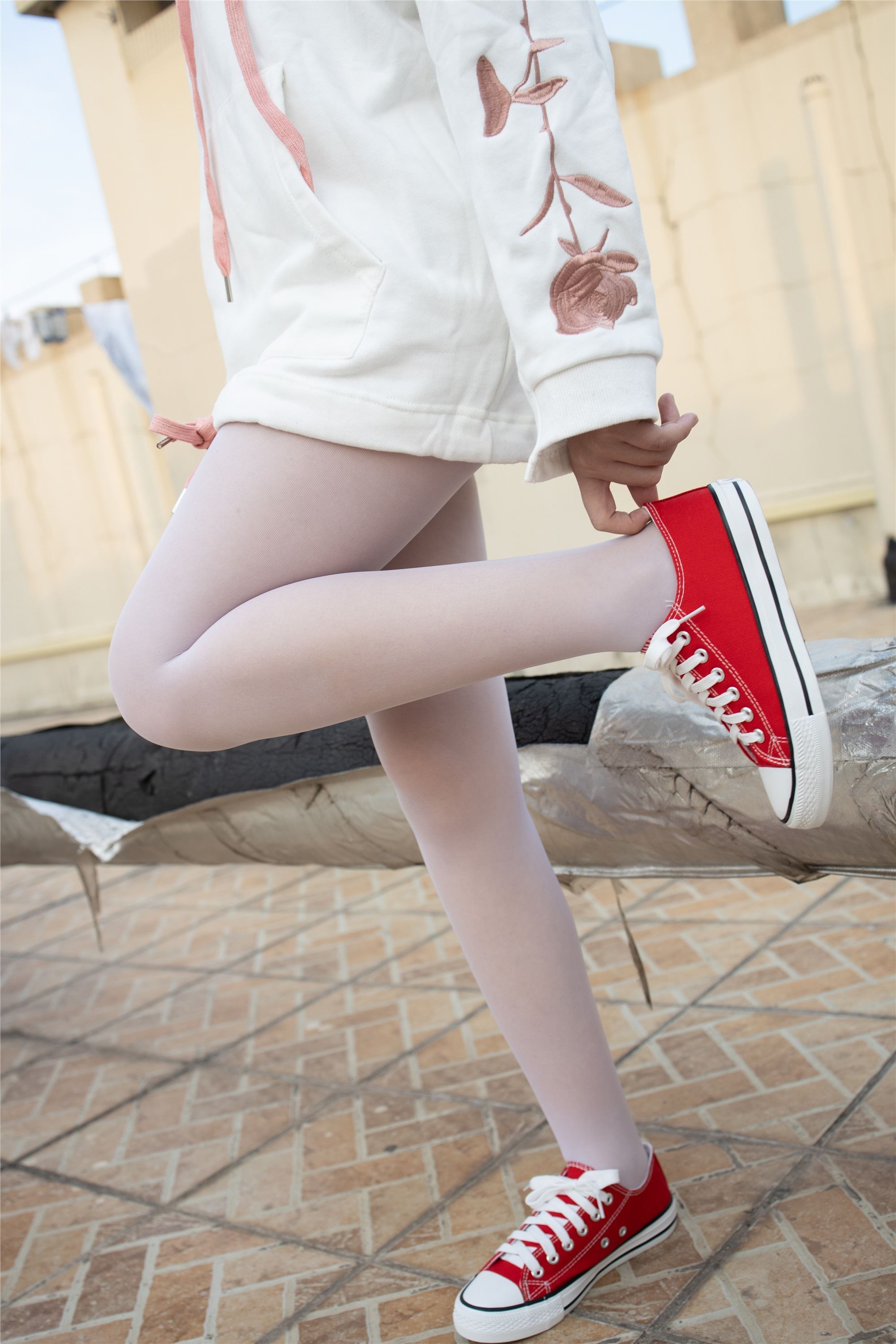 森萝财团 JKFUN-054 红布鞋白丝 13D白丝 小夜