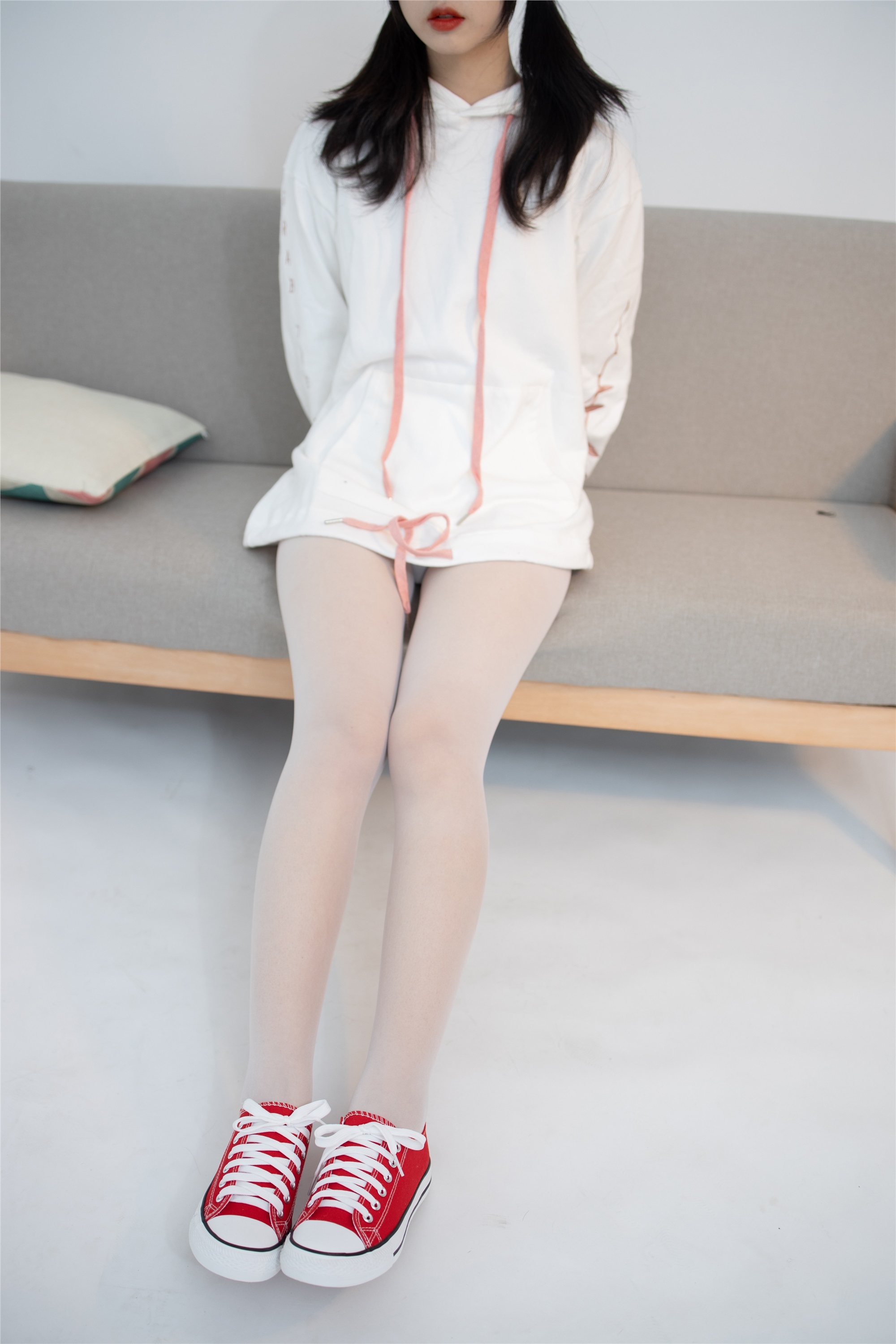 森萝财团 JKFUN-054 红布鞋白丝 13D白丝 小夜