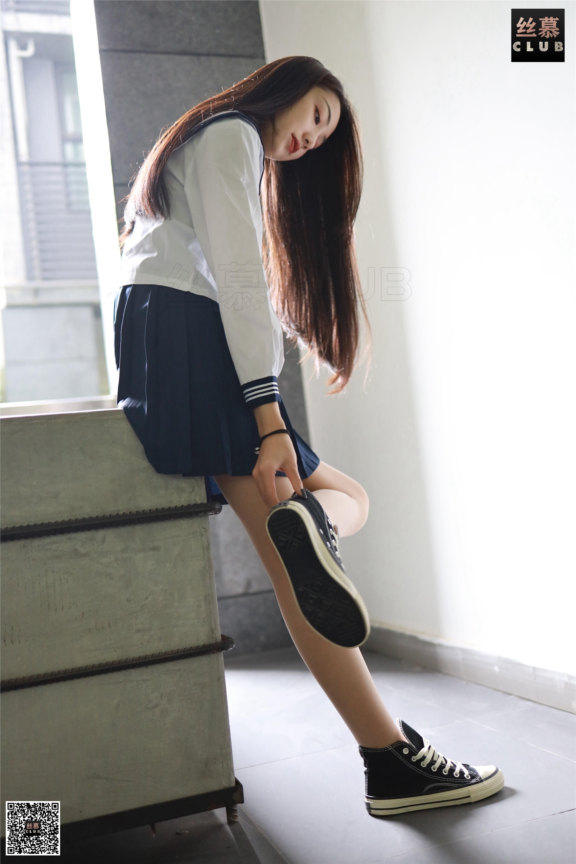 丝慕GIRL SM088 模特：诗晴 天天一元《诗晴JK制服》