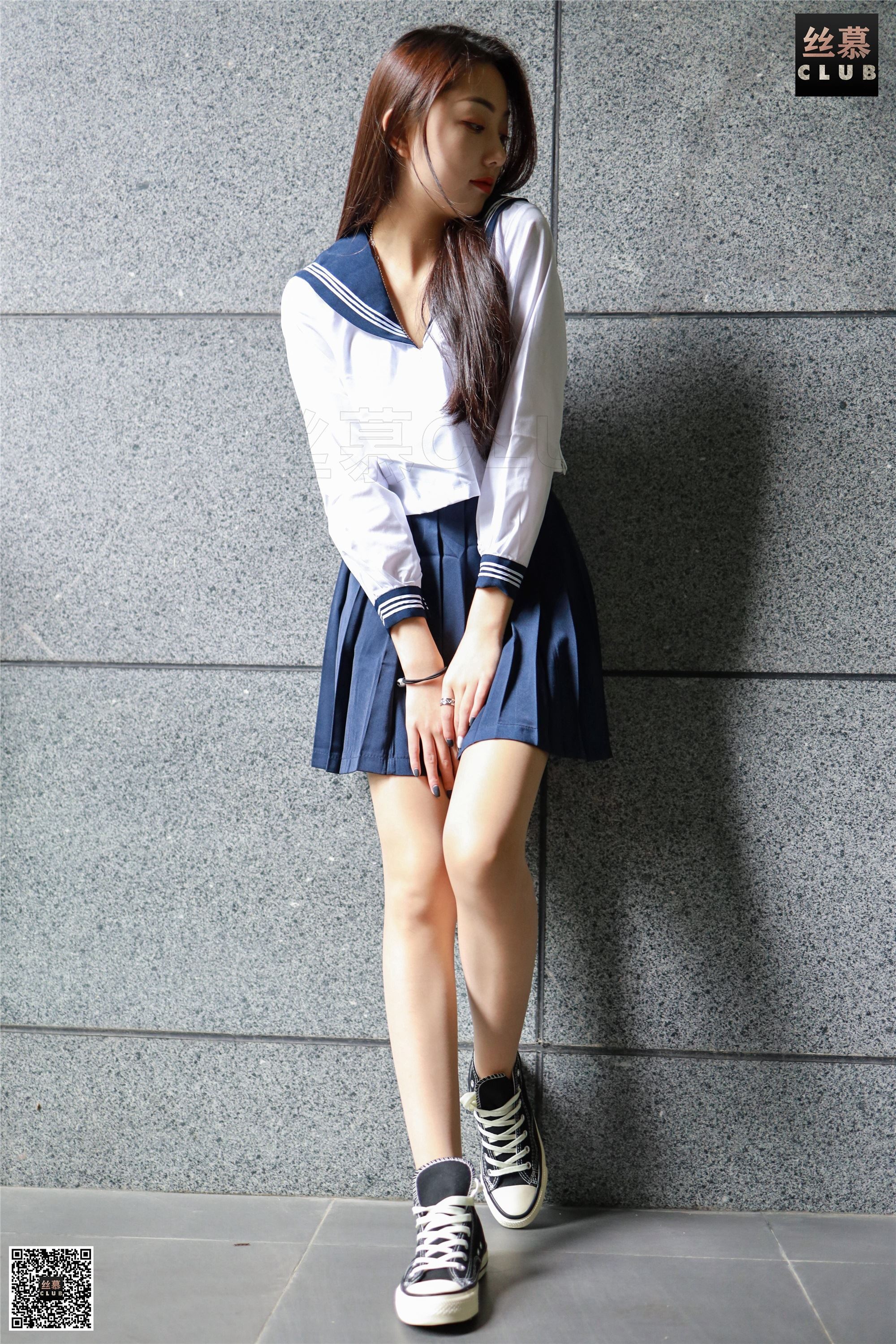 丝慕GIRL SM088 模特：诗晴 天天一元《诗晴JK制服》