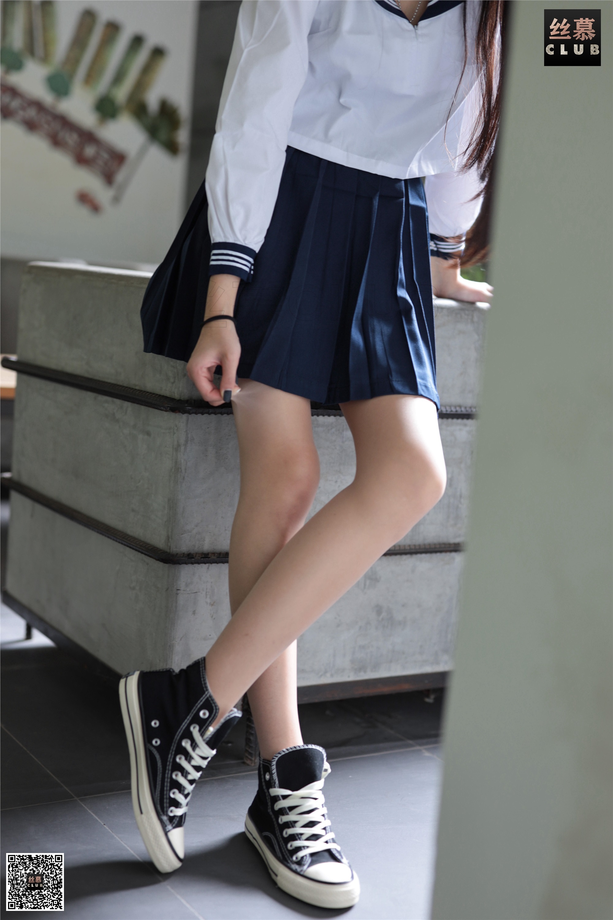 丝慕GIRL SM088 模特：诗晴 天天一元《诗晴JK制服》