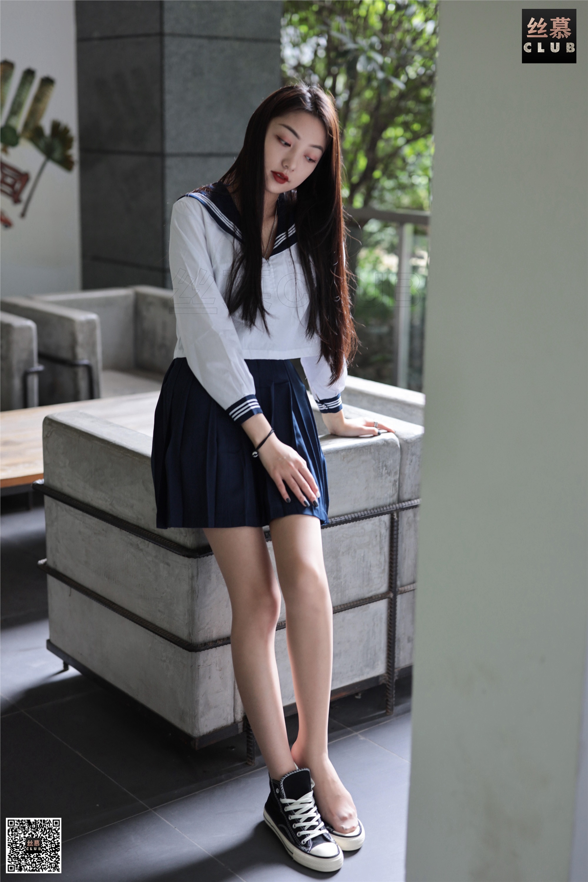 丝慕GIRL SM088 模特：诗晴 天天一元《诗晴JK制服》