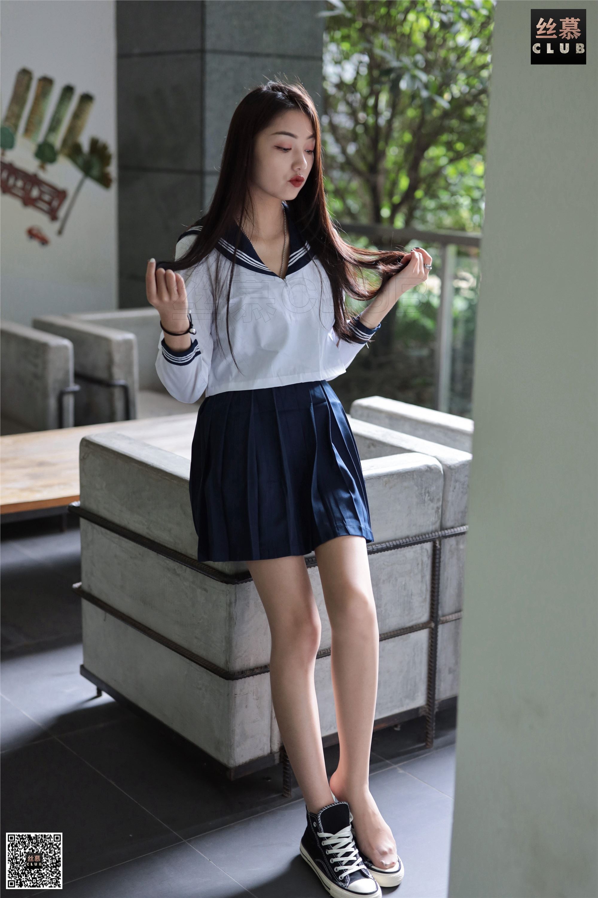 丝慕GIRL SM088 模特：诗晴 天天一元《诗晴JK制服》